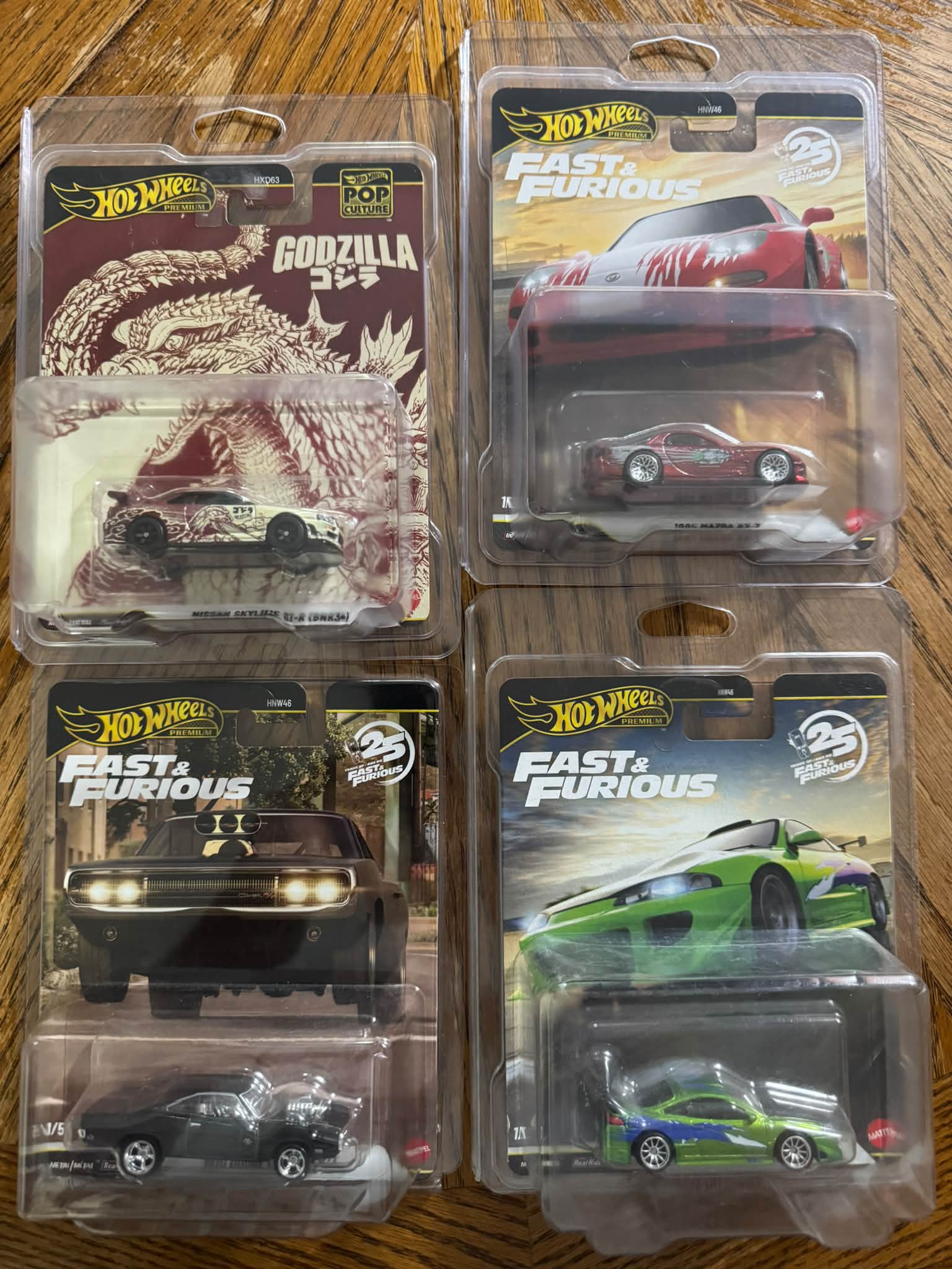 Godzilla Hot Wheels for trade, $210 value