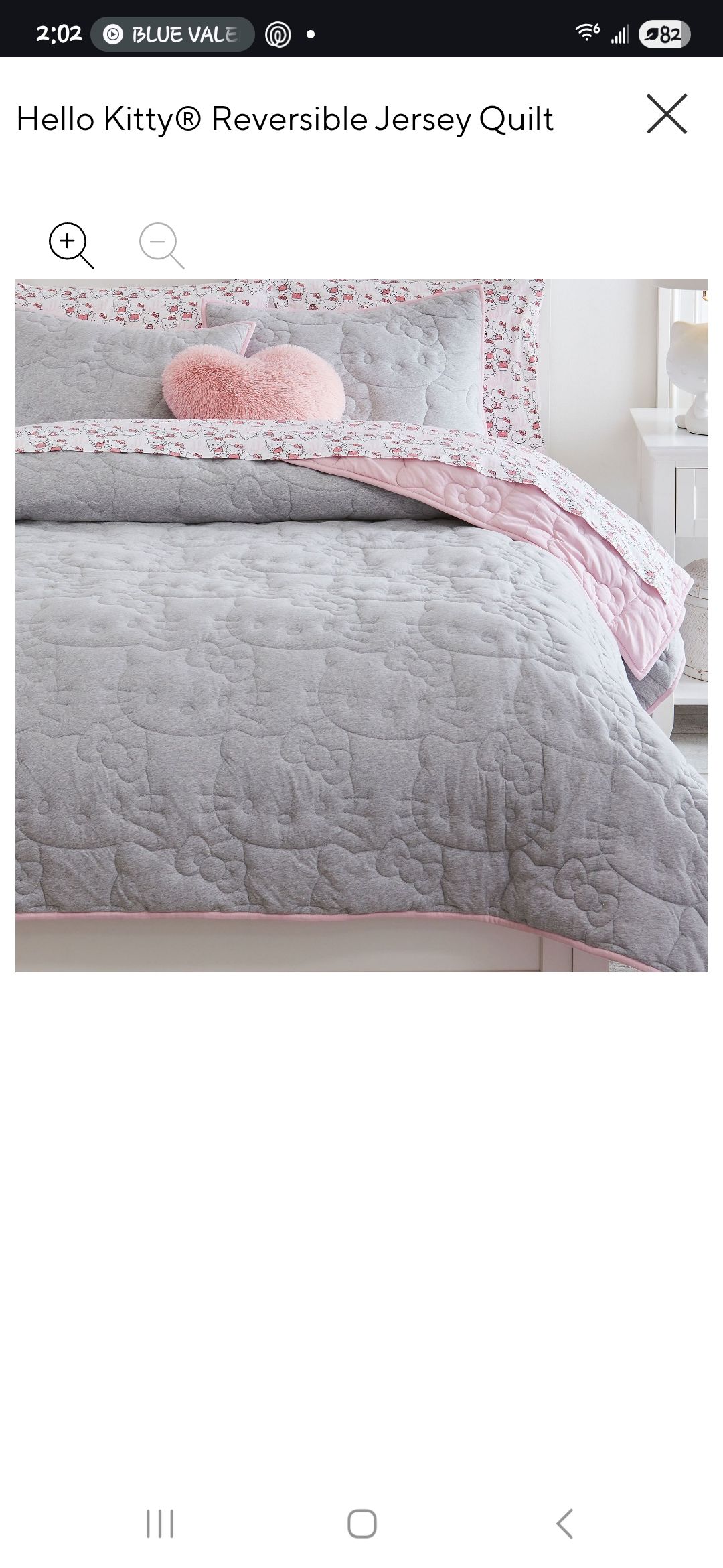 Couette Pottery Barn Kids 'Evelyn' - Motif Papillons, Gris & Rose - Taille Full/Queen - Occasion