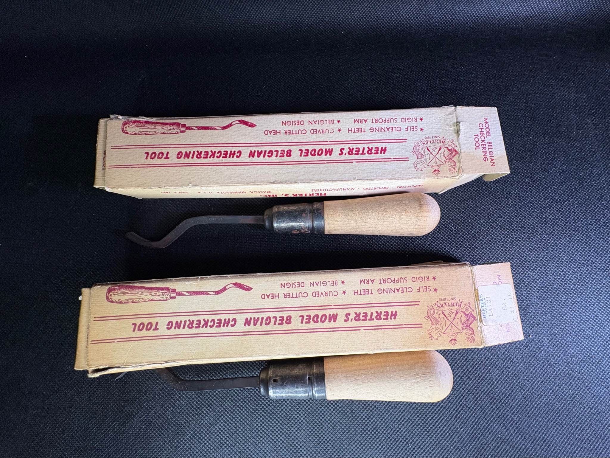 Vintage Herter's Gunstock Checkering Tool #18 New in Box (2) - Hand ...