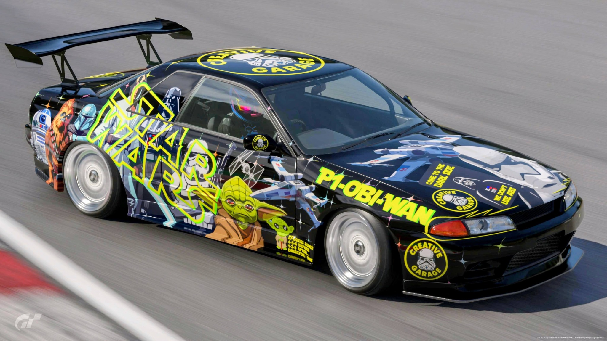 Skyline Walker car livery design for Gran Turismo 7