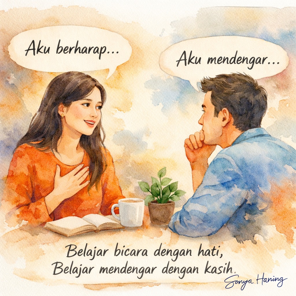 Sonya - Memulai Bicara dengan Hati Sering kali kita diam bukan karena ...