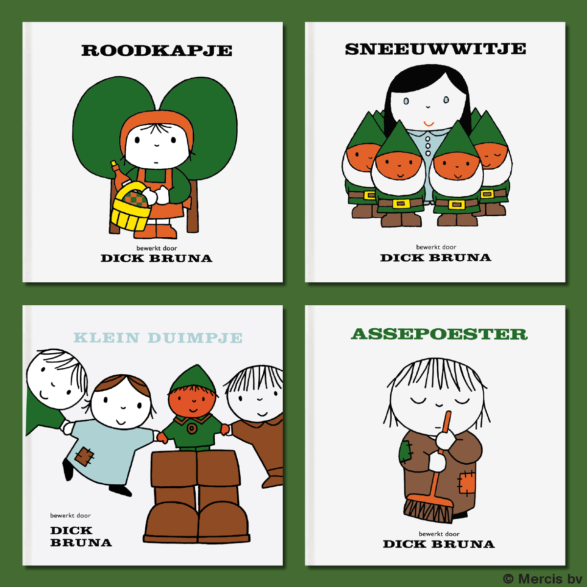 Wist je dat er ook 4 sprookjes zijn bewerkt door Dick Bruna