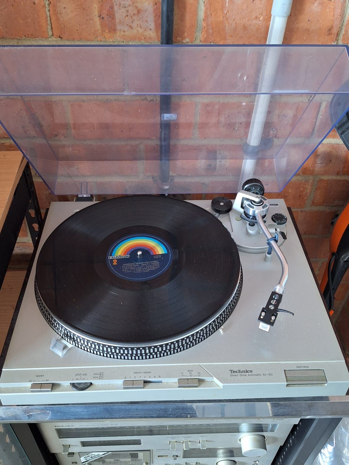 Vintage 1970s Technics direct drive record player