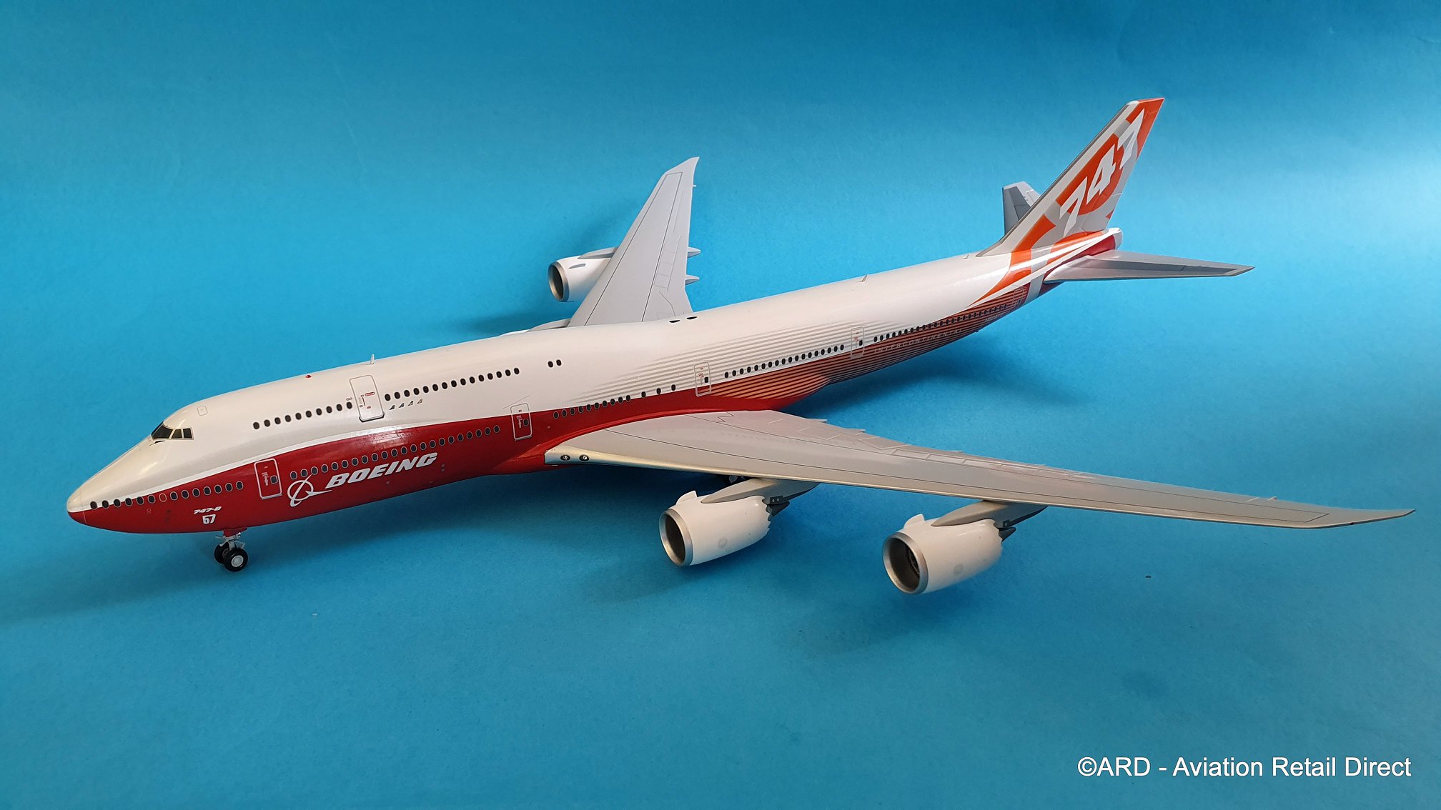 LH2078A | JC WINGS 1:200 | BOEING 747-8I | HOUSE COLOURS, 'ORANGE