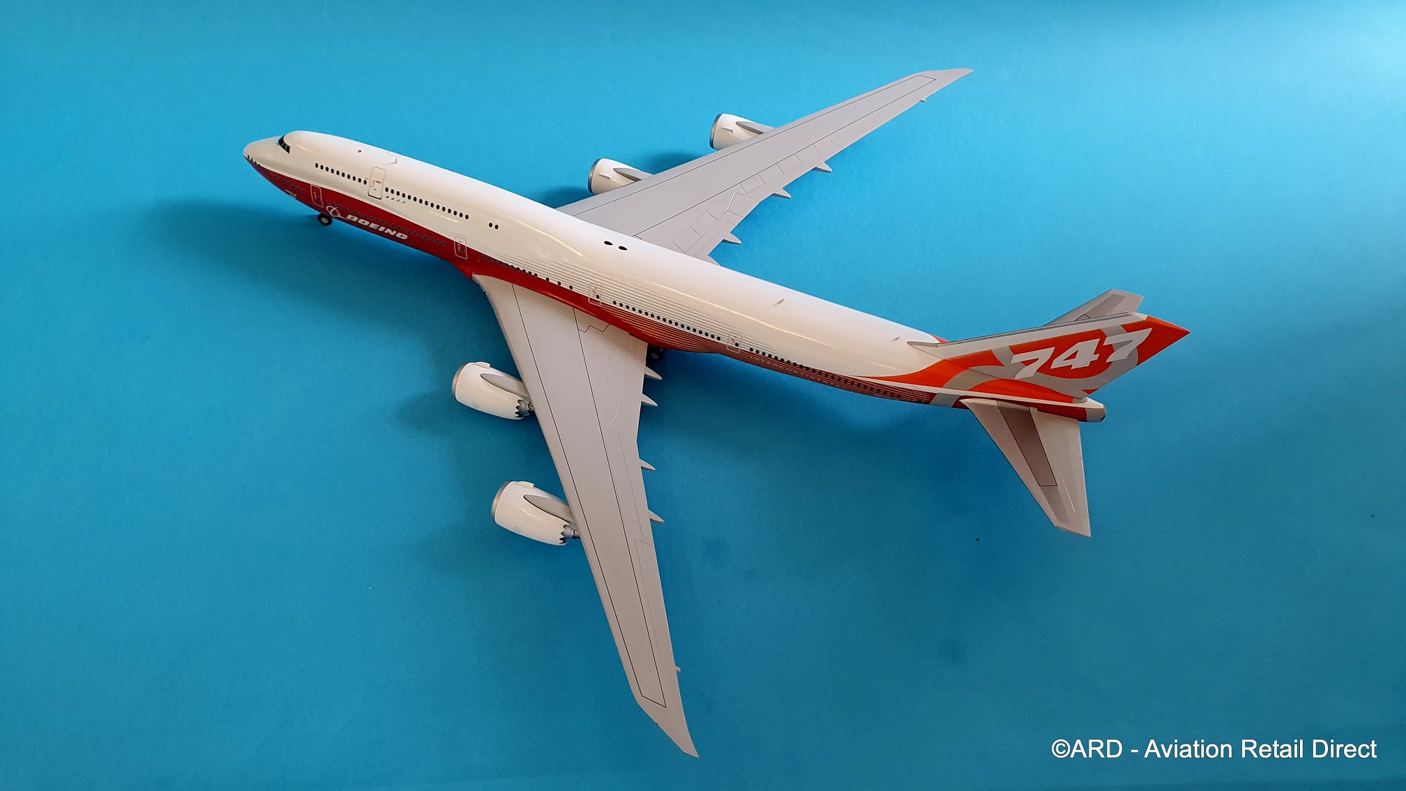 LH2078A | JC WINGS 1:200 | BOEING 747-8I | HOUSE COLOURS, 'ORANGE