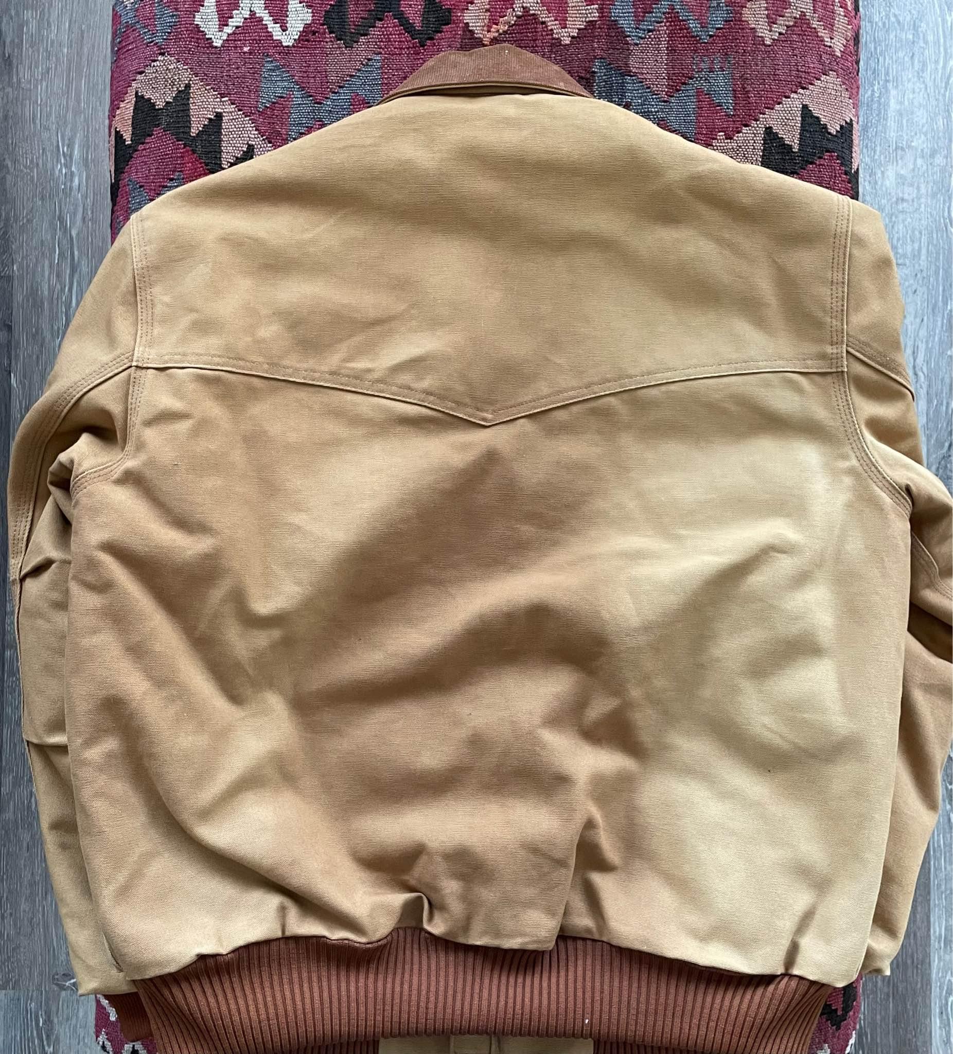 Carhartt J13 BRN (Santa Fe) Jacket Size Large - Coats & Jackets 