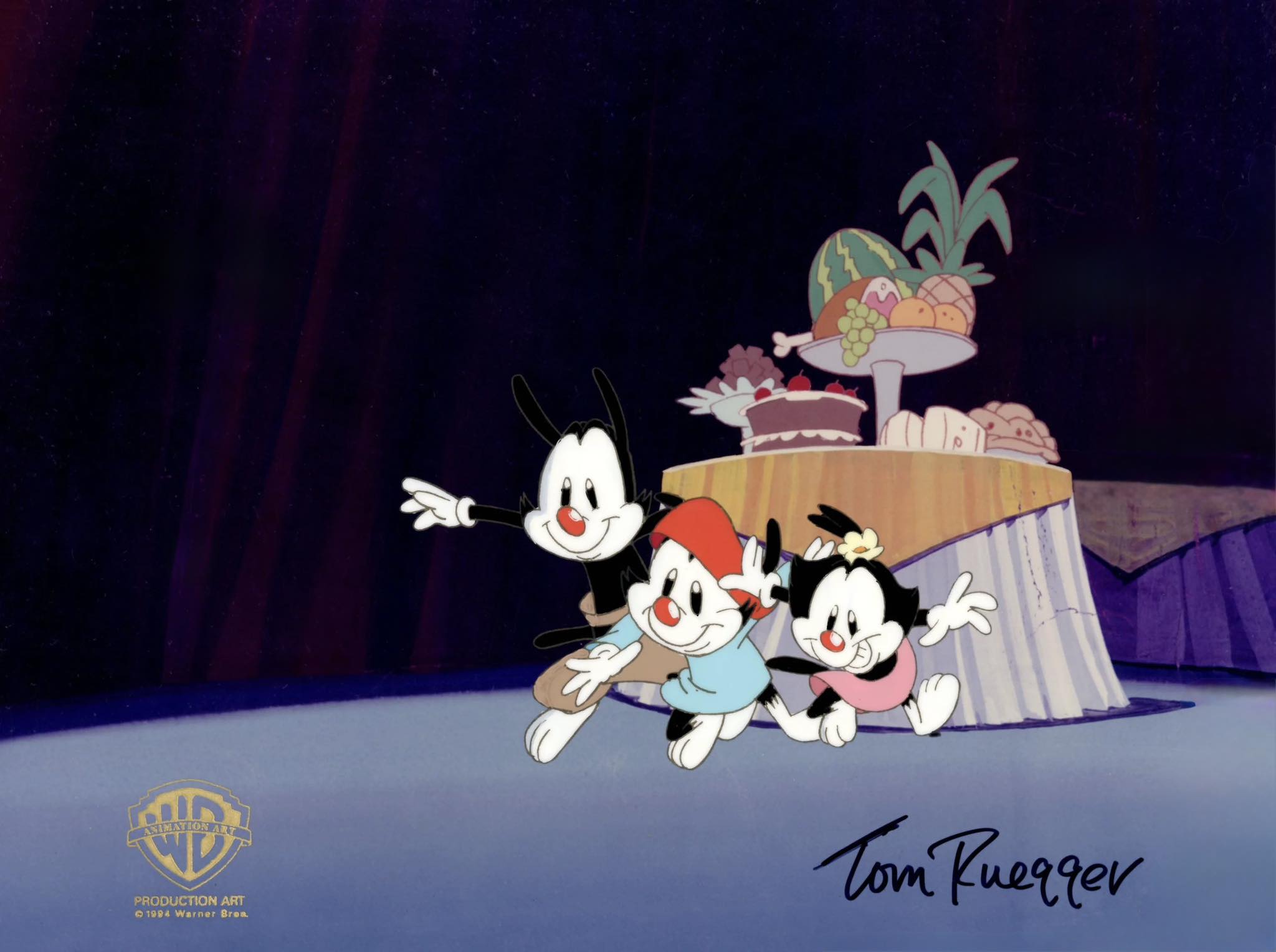 “The Warners Running Wild” cel signed by Tom Ruegger 😆🤣👍. | Facebook
