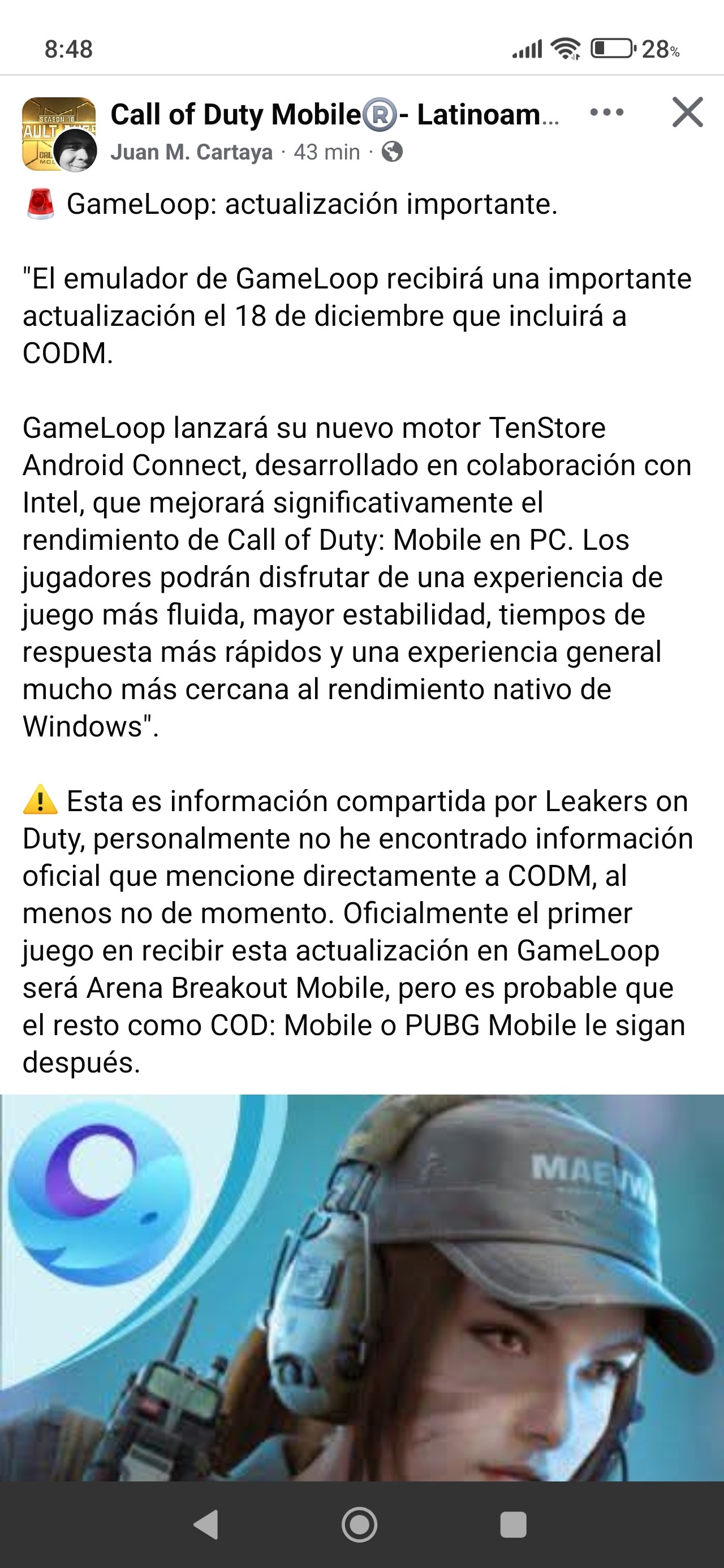 Call of Duty mobile GAMELOOP emulador PC | Seguramente mejorará el ...