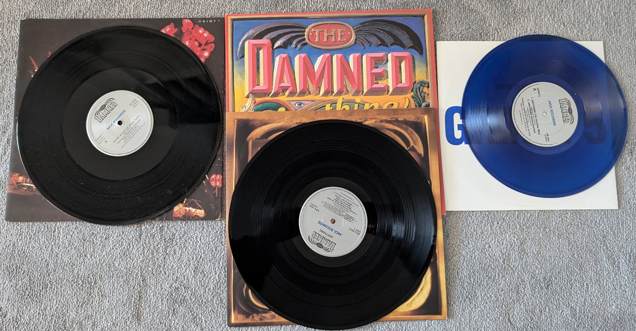 Damned vinyl collection for sale