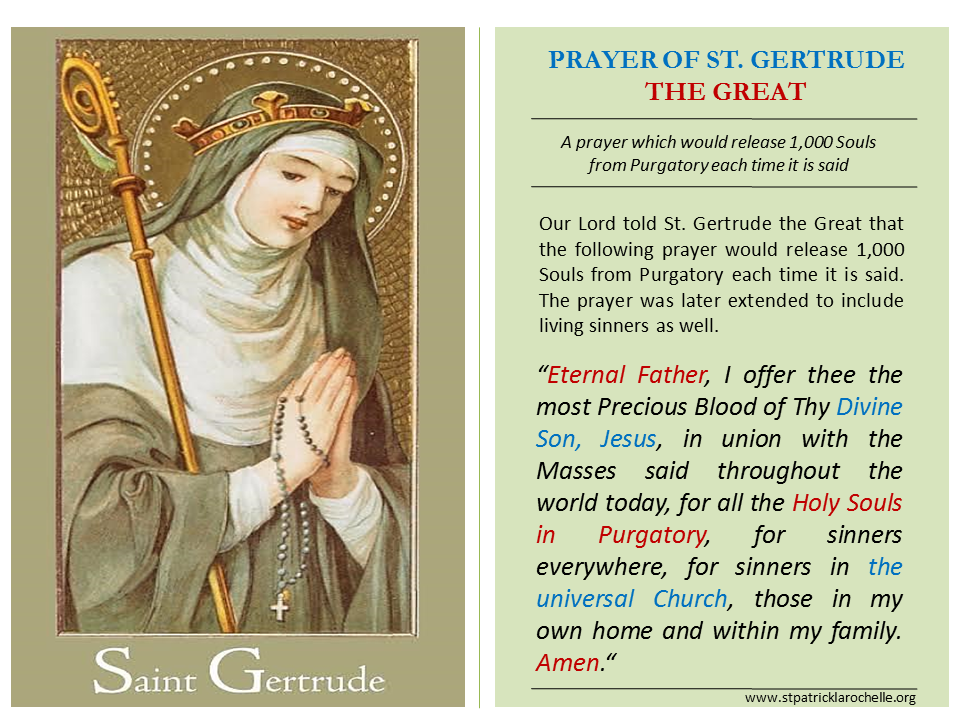 Sacred - Feast Day of St Gertrude the Great - 16 November Patroness of ...