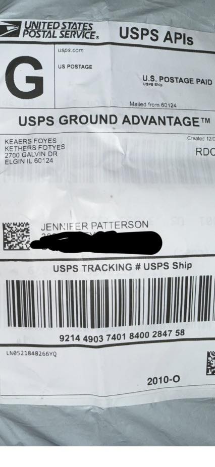 Identify person with misdelivered package?