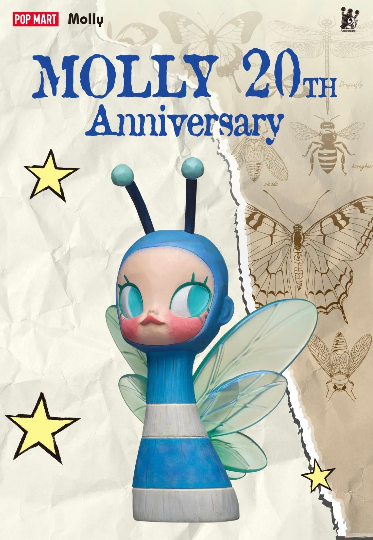 POP MART Molly 20th Anniversary 星萤点点 放20周年Molly光瑩點點