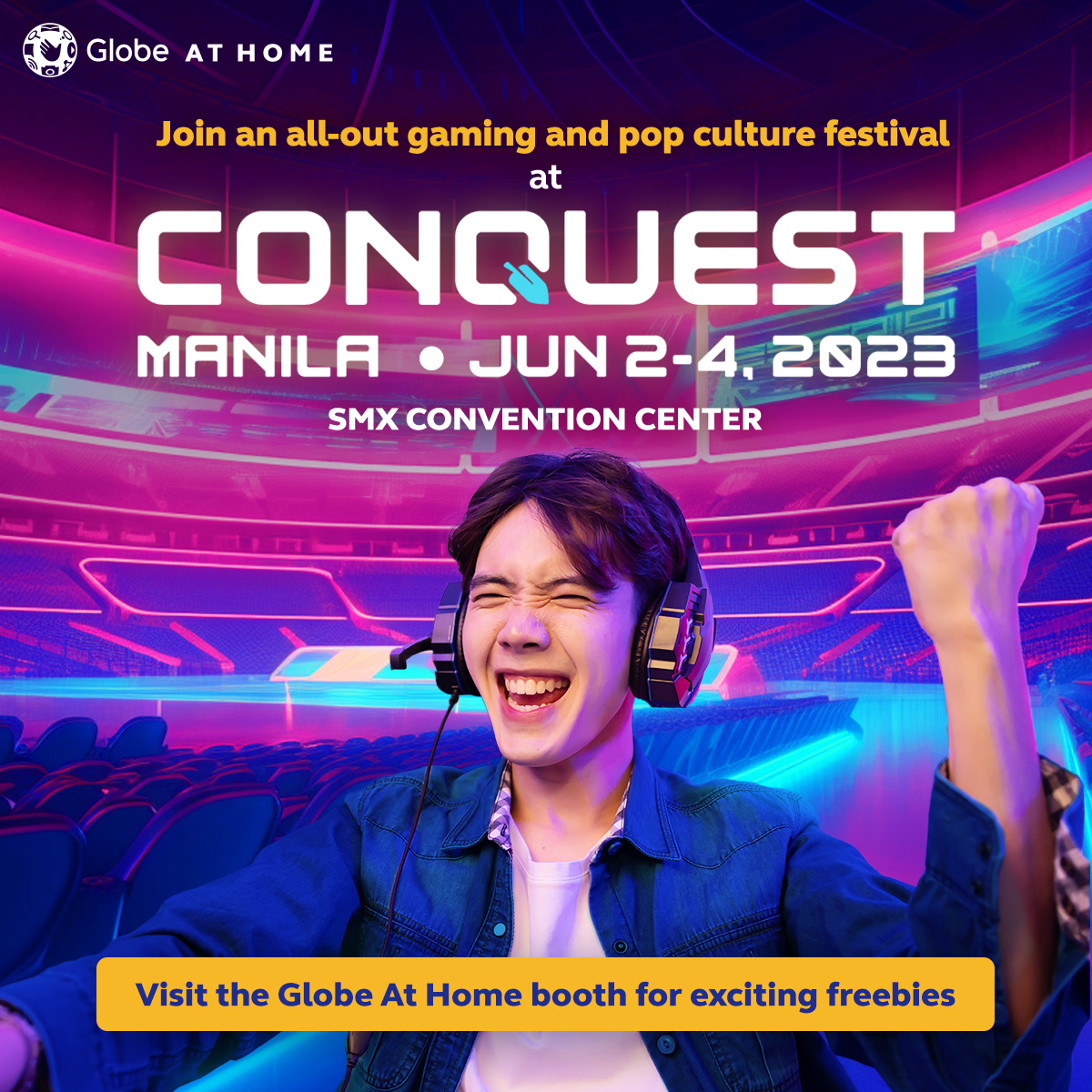 Globe At Home - Make great wins at #CONQuest2023! Visit...