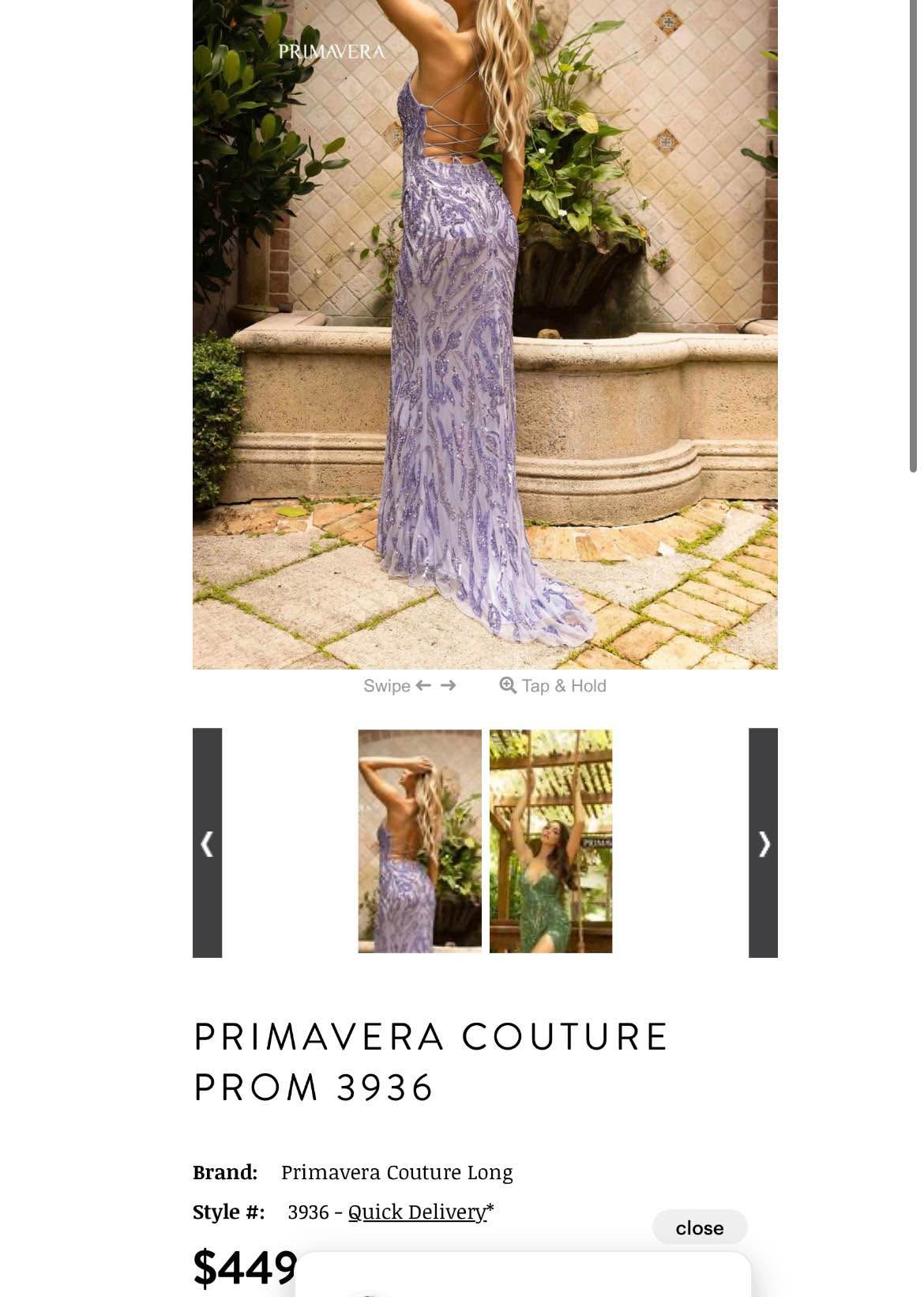 Primeavera Couture Prom 3936 - Lilac (size 2) - Dresses - Springboro ...