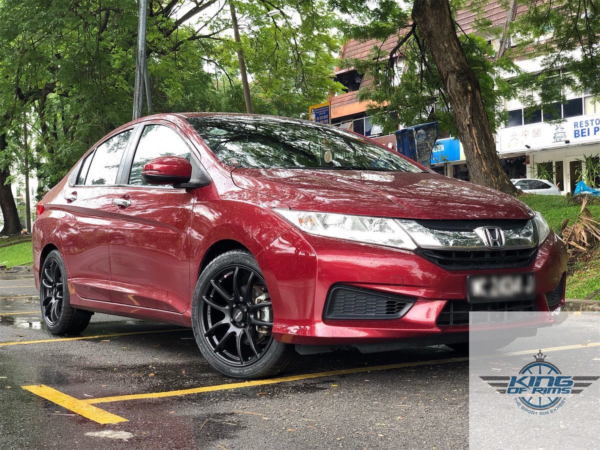 KOR Malaysia - Honda City with New 17 inch Lenso Project D...