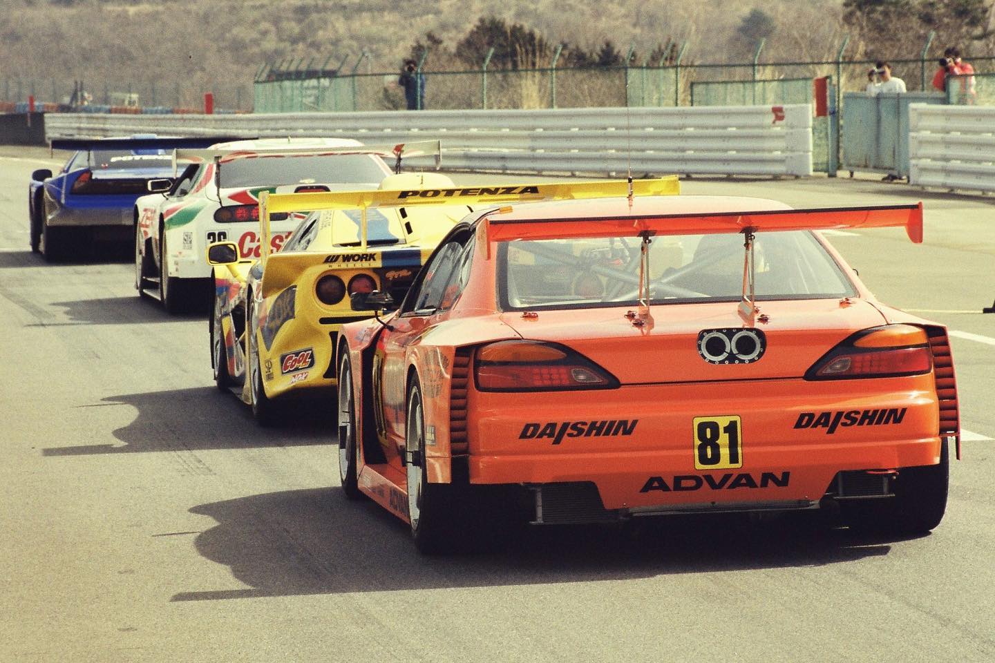 Japanese - 2000 JGTC pre-season test at Fuji Speedway! These four