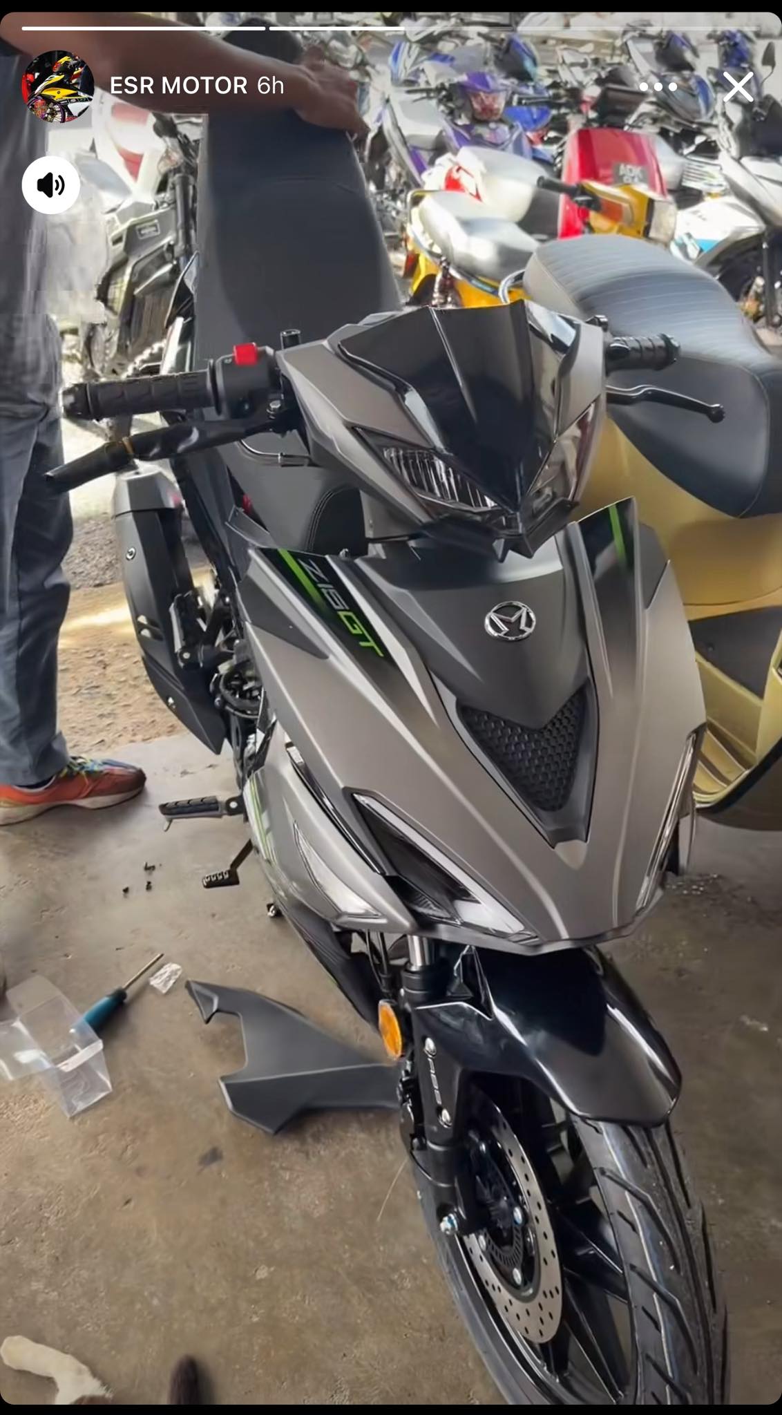 MODENAS Z15 GT Malaysia | Boss Adib ESR dah dapat motor Modernas Z15GT ...