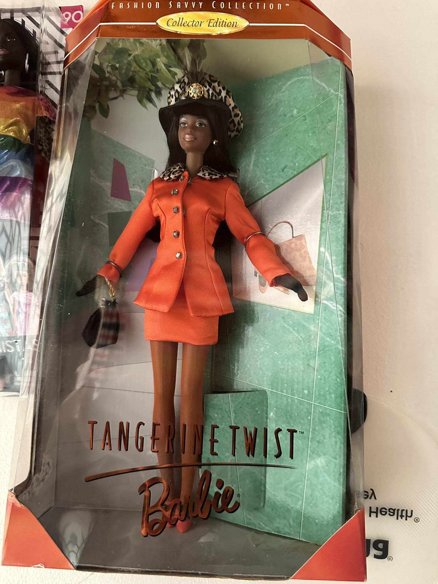 1997 Tangerine Twist Barbie designed by Kitty Black Perkins