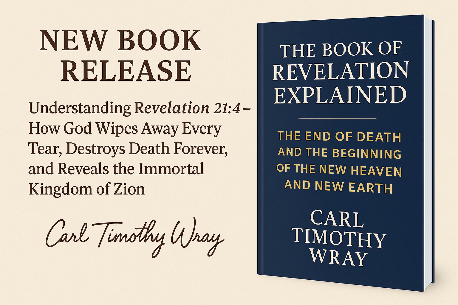 Tim Wray - NEW BOOK RELEASE By Carl Timothy Wray 📖... | Facebook