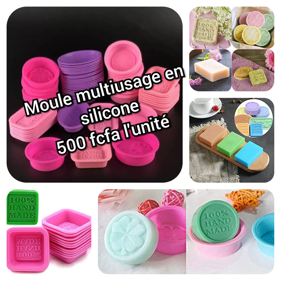 Lot De 3 Moules à Savon Silicone Rectangulaires - 6 Cavités Chacun - Antiadhésif, Souple - Pour Savonnerie & Pâtisserie