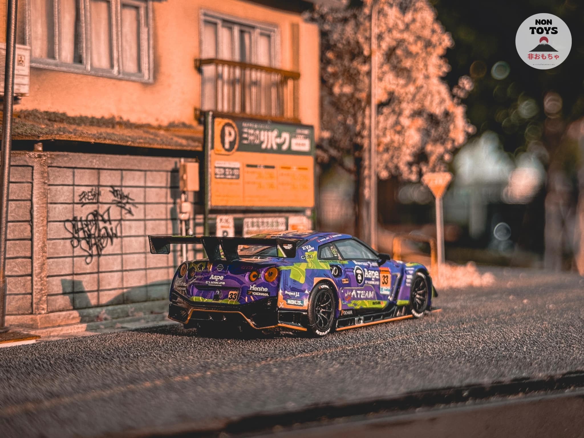 MINI GT x Pop Race EVA RT TEST TYPE-01 X WORKS GT-R