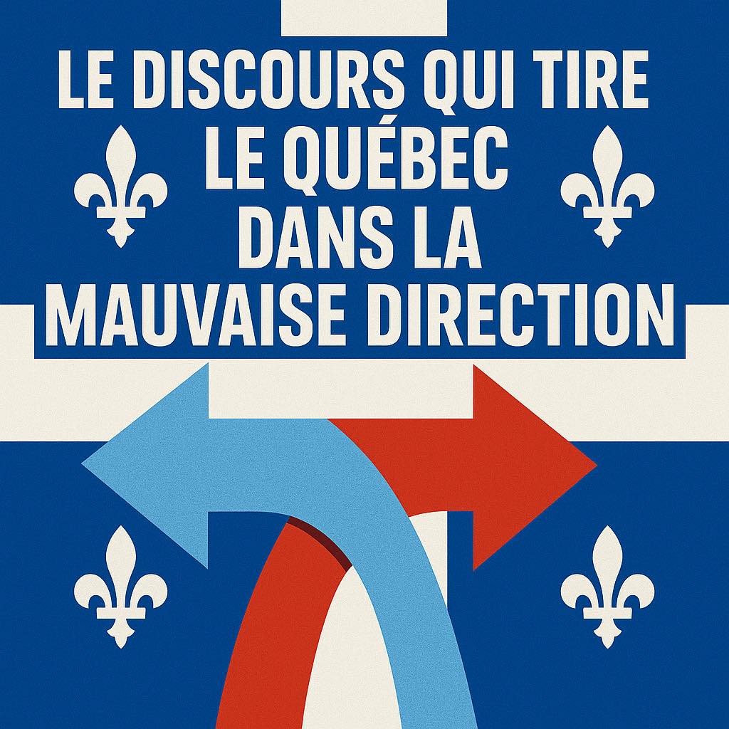 Éric - LE DISCOURS QUI TIRE LE QUÉBEC DANS LA MAUVAISE DIRECTION Par ...