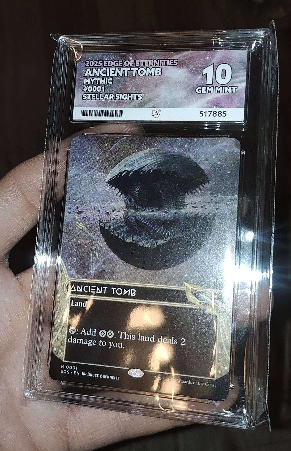 mint graded cards Hot Card Edition Box  SPORTS ZONE TOYS & COMICS PVC film Graded Guard Standard PSA Graded