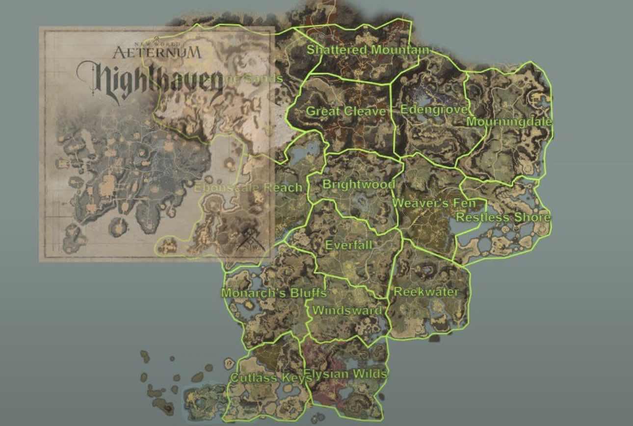 New World MMO (Amazon Game Studios) | New NightHaven Map Season 10 ...