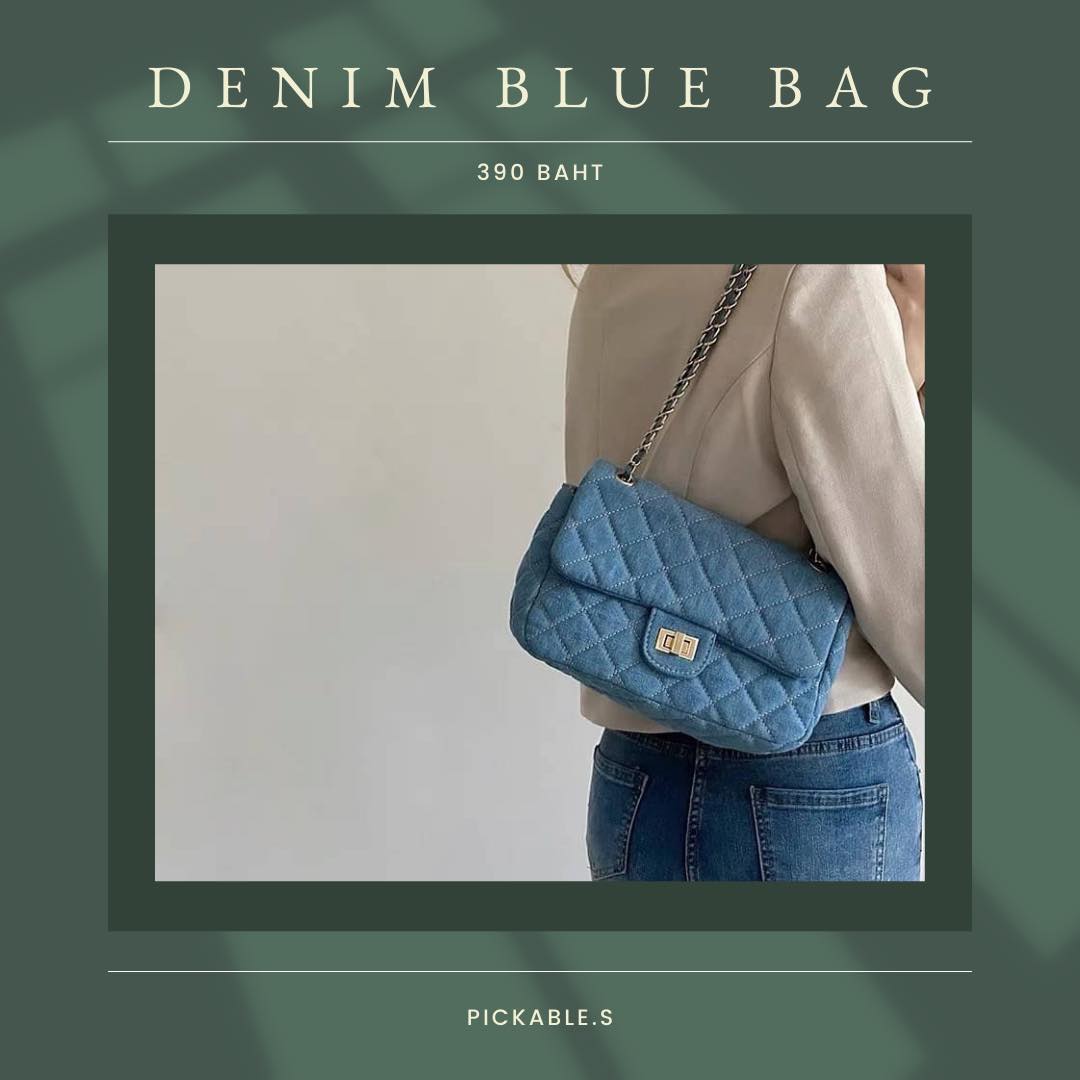 Pickable - 🦋🦋 Denim Blue bag ดีไซน์สุดคลาสสิคฟีลูกคุณหนู... | Facebook