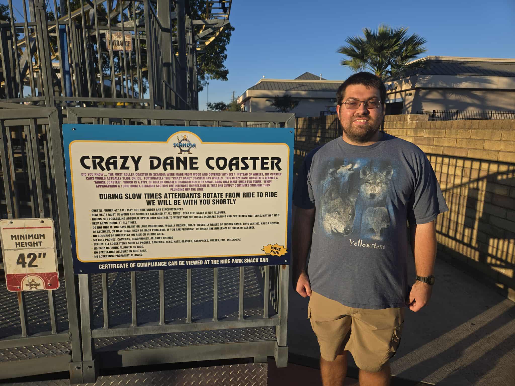 Crazy Dane Coaster at Scandia review