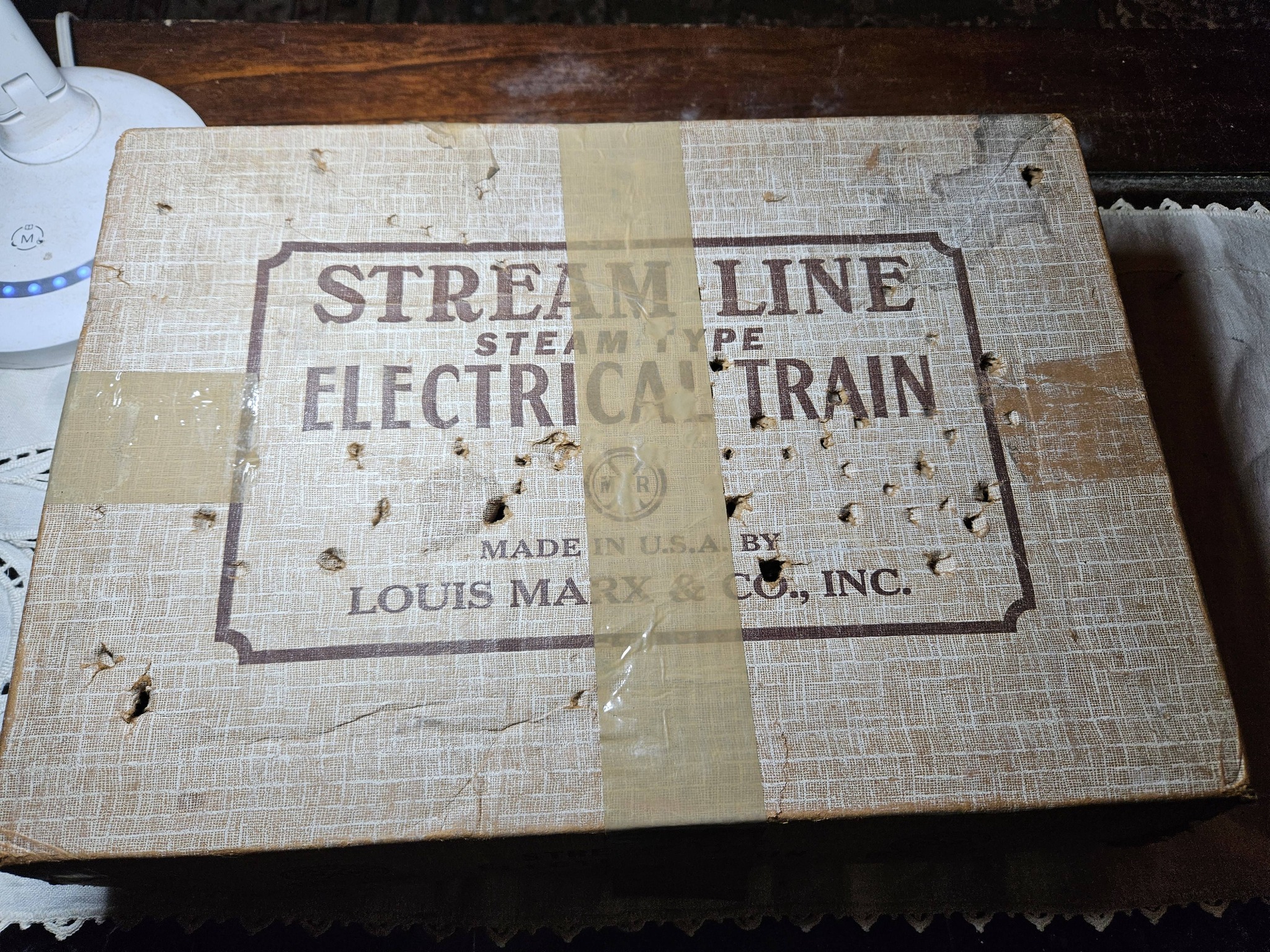 Marx Electric Train Set 1950 display picture 1