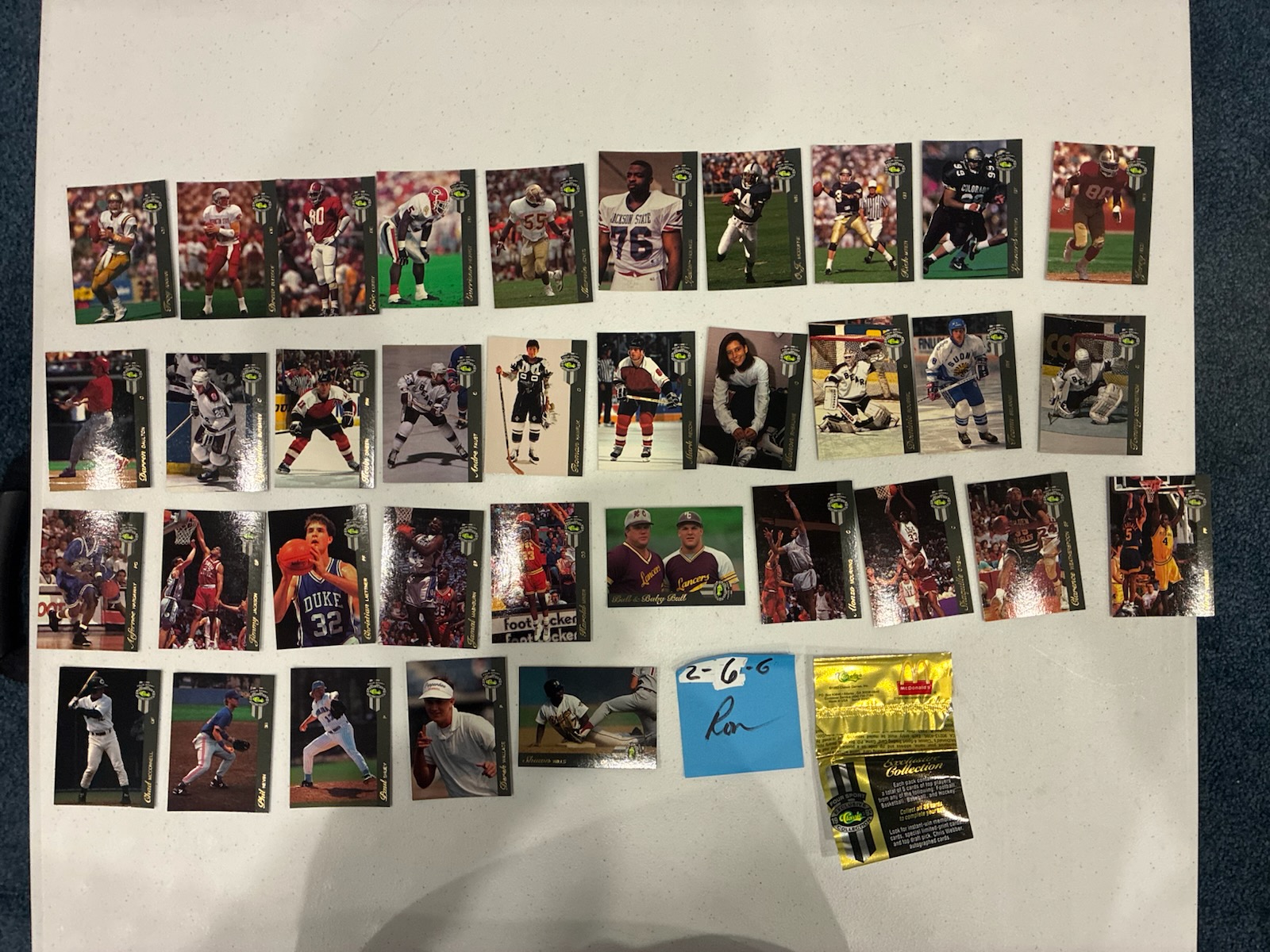 mcdonalds limited edition 1993 gameday collector cards value 93 San Francisco 49ers Team McDonald's Football Card Complete Set Uncut Sheet 1 2 3 A B C Steve Young Jerry Rice Game Day NFL : Collectibles & Fine Art Some more nonsense for you.