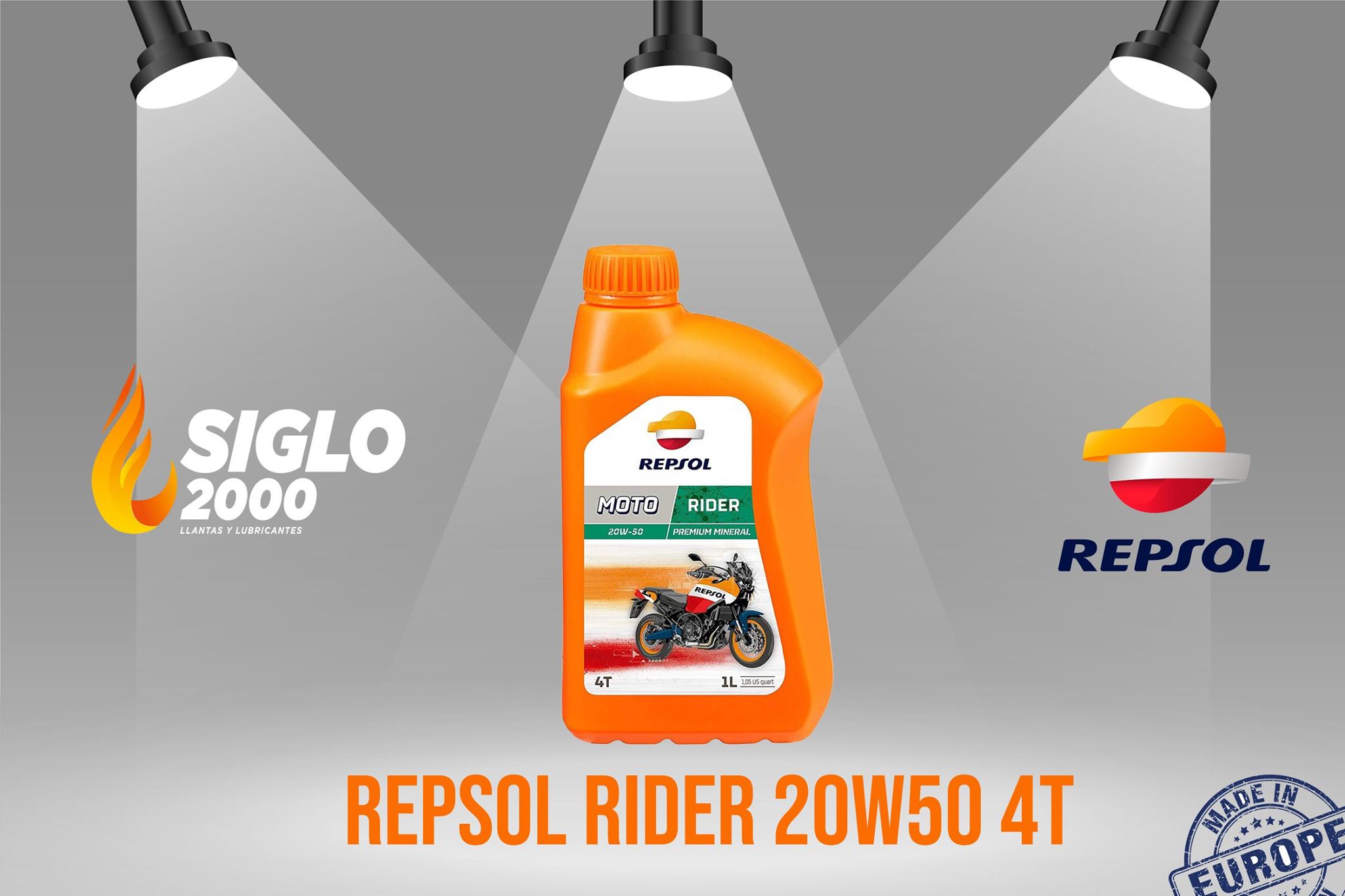 REPSOL RIDER 20W50 MAYOREO Y... - Lubricantes Siglo 2000