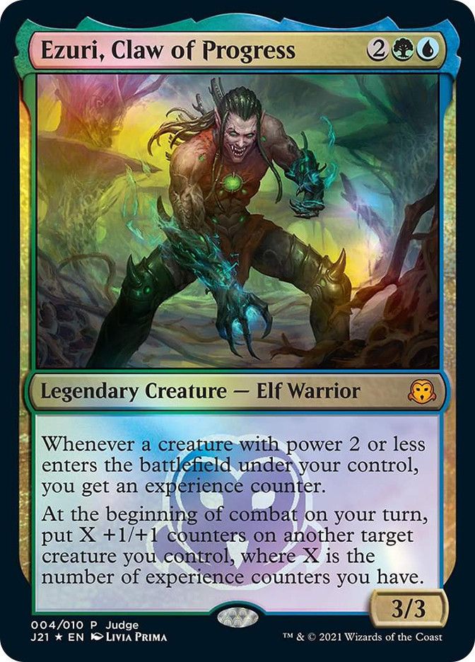 mtg ezuri commander deck Ezuri, Renegade Leader [1] [Duel Decks Elves vs Inventors] [Foil]  Face to Face Games Whenever a creature with power 2 or less enters the battlefield under your control Ezuri's Predation Commander Legends: Battle