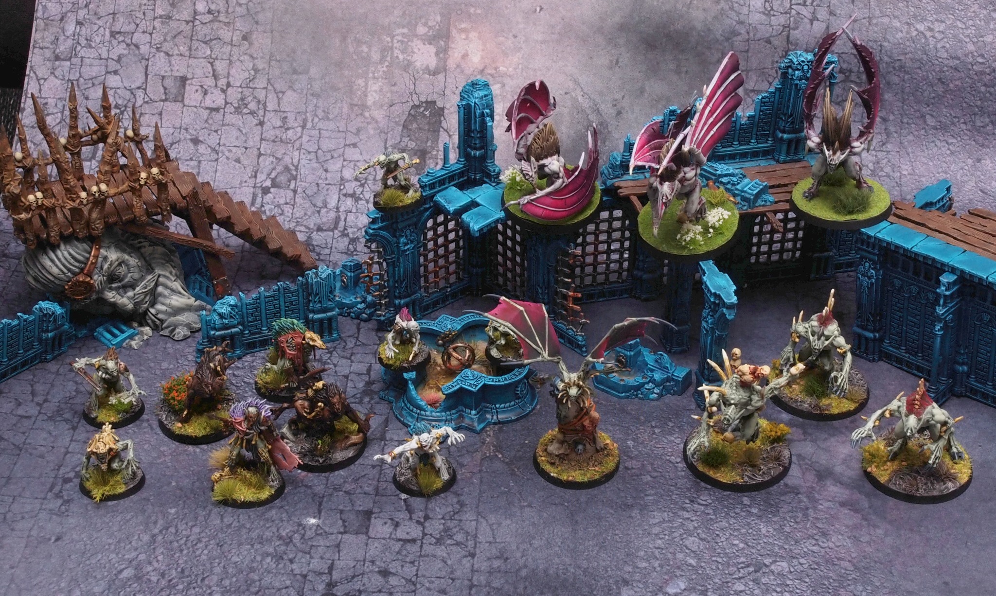 Warhammer AoS – Spearhead Flesh Eater Courts – Montre Charnel, 17 Figurines, Armée Débutant 2025