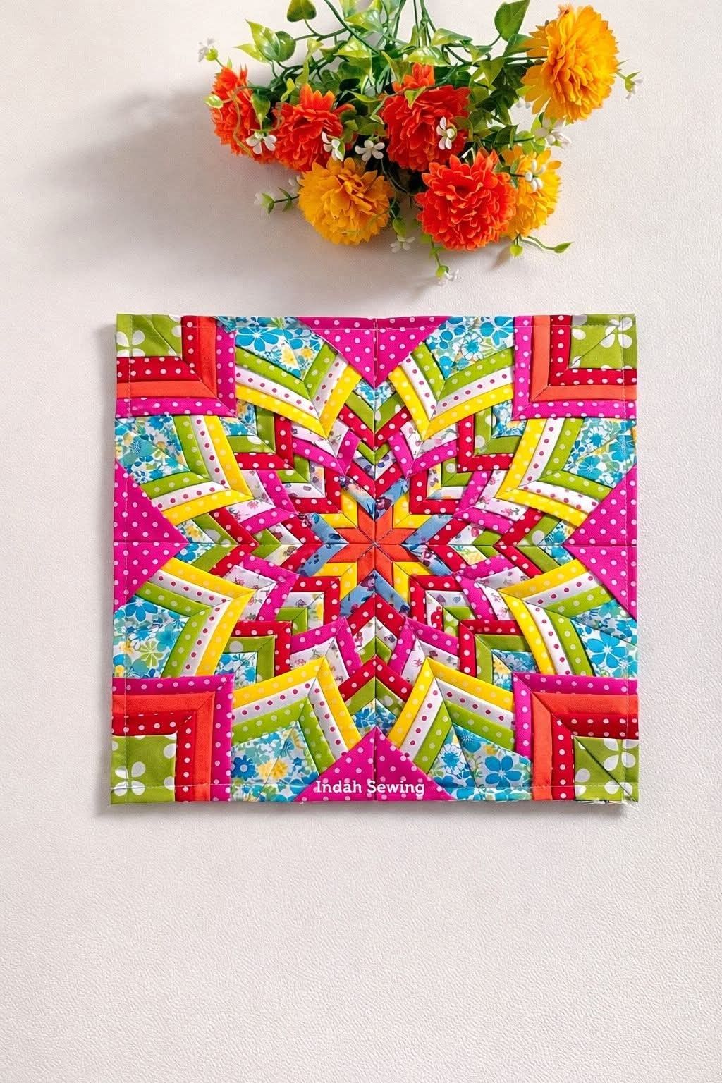 Free Patterns of QUILTING | # Folded Star Fun - Quilt Pattern | Facebook