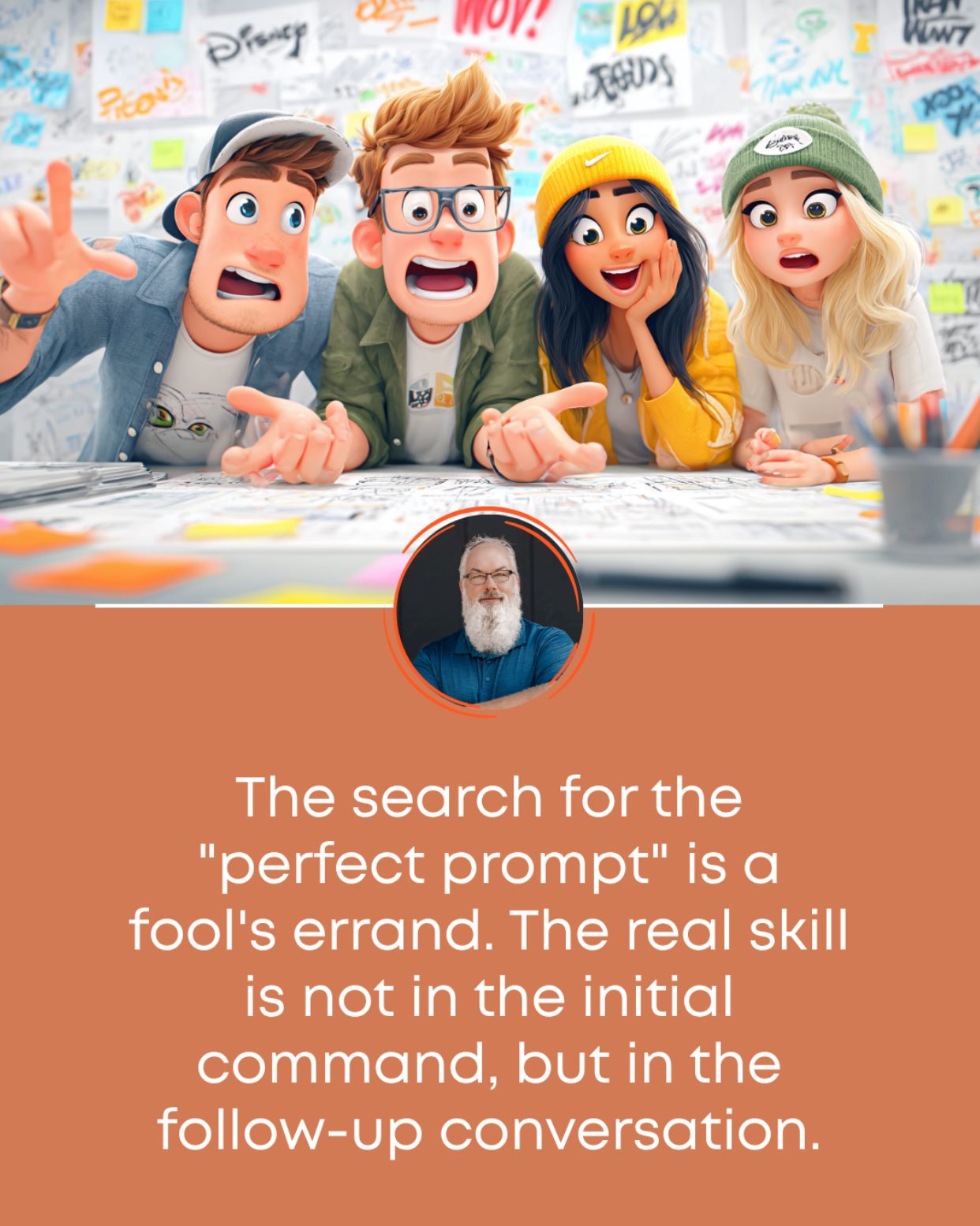 Jonathan Mast - The search for the "perfect prompt" is a... | Facebook