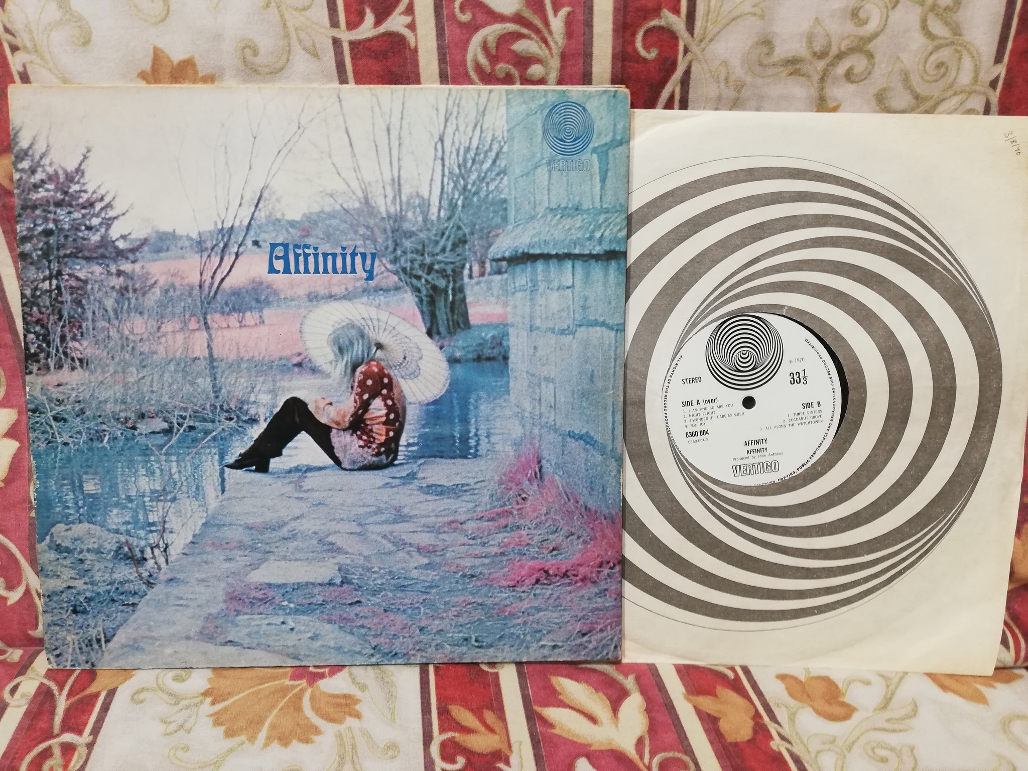 Affinity vertigo UK 1970, rare record..and of rare beauty