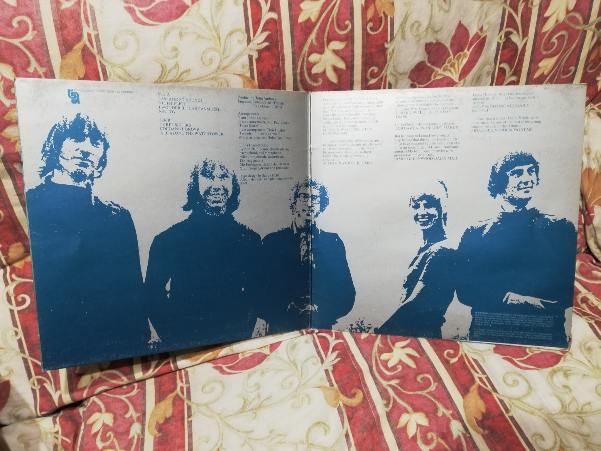 Affinity vertigo UK 1970, rare record..and of rare beauty