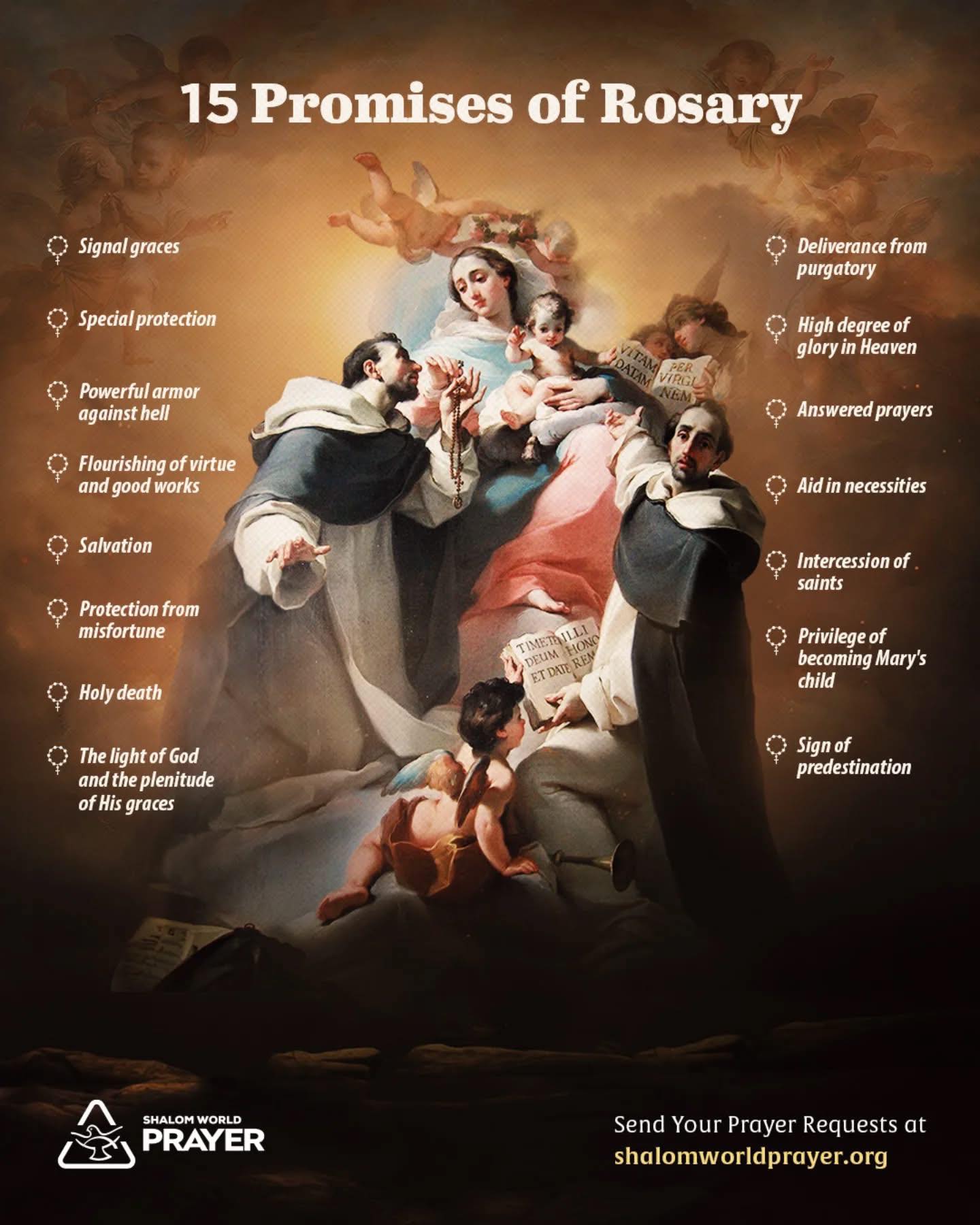 Amazing 15 Promises Of The Rosary Gallery