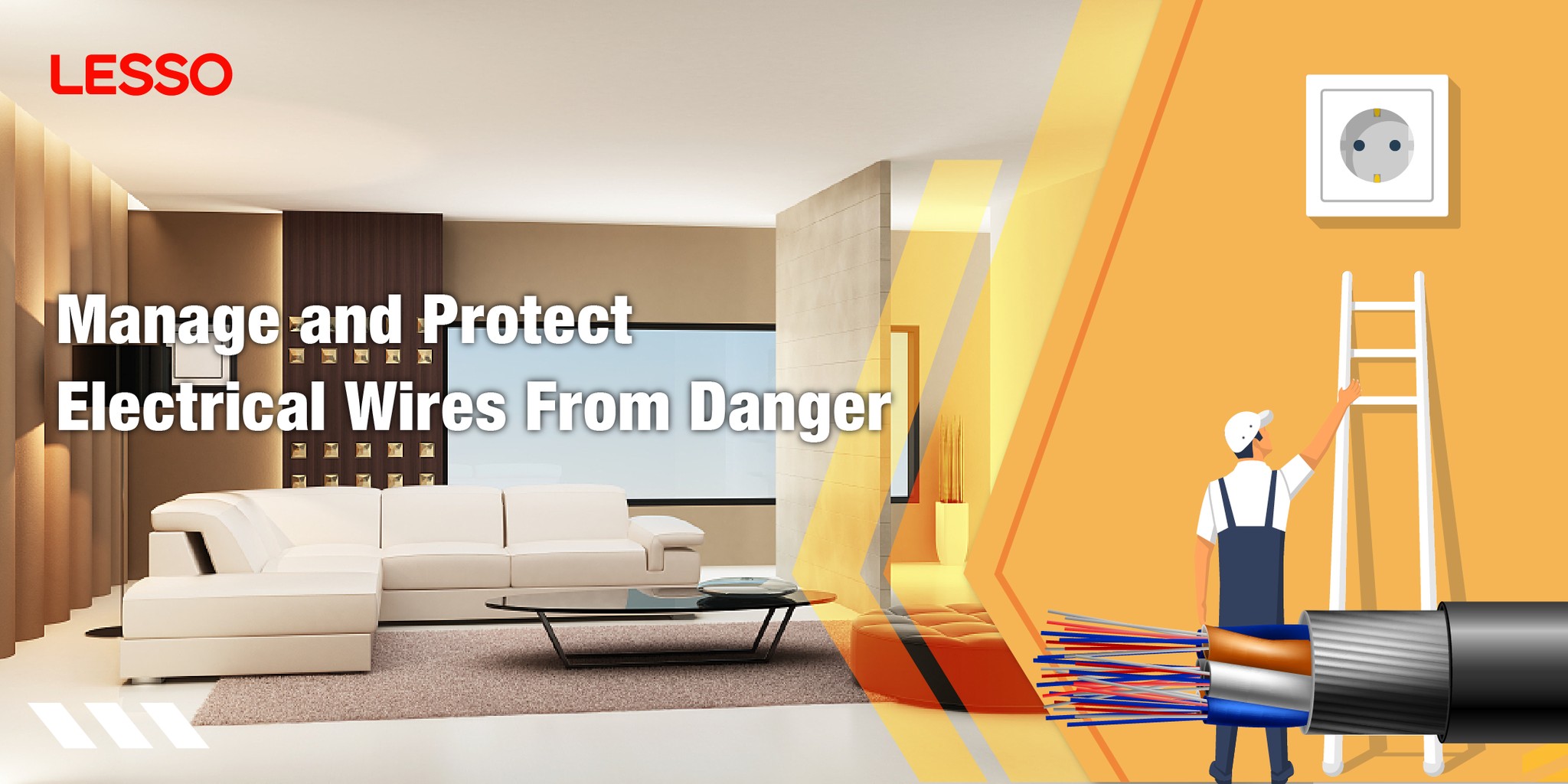 LESSO - 🏠 Indoor electrical wiring can be troublesome and dangerous. As ...