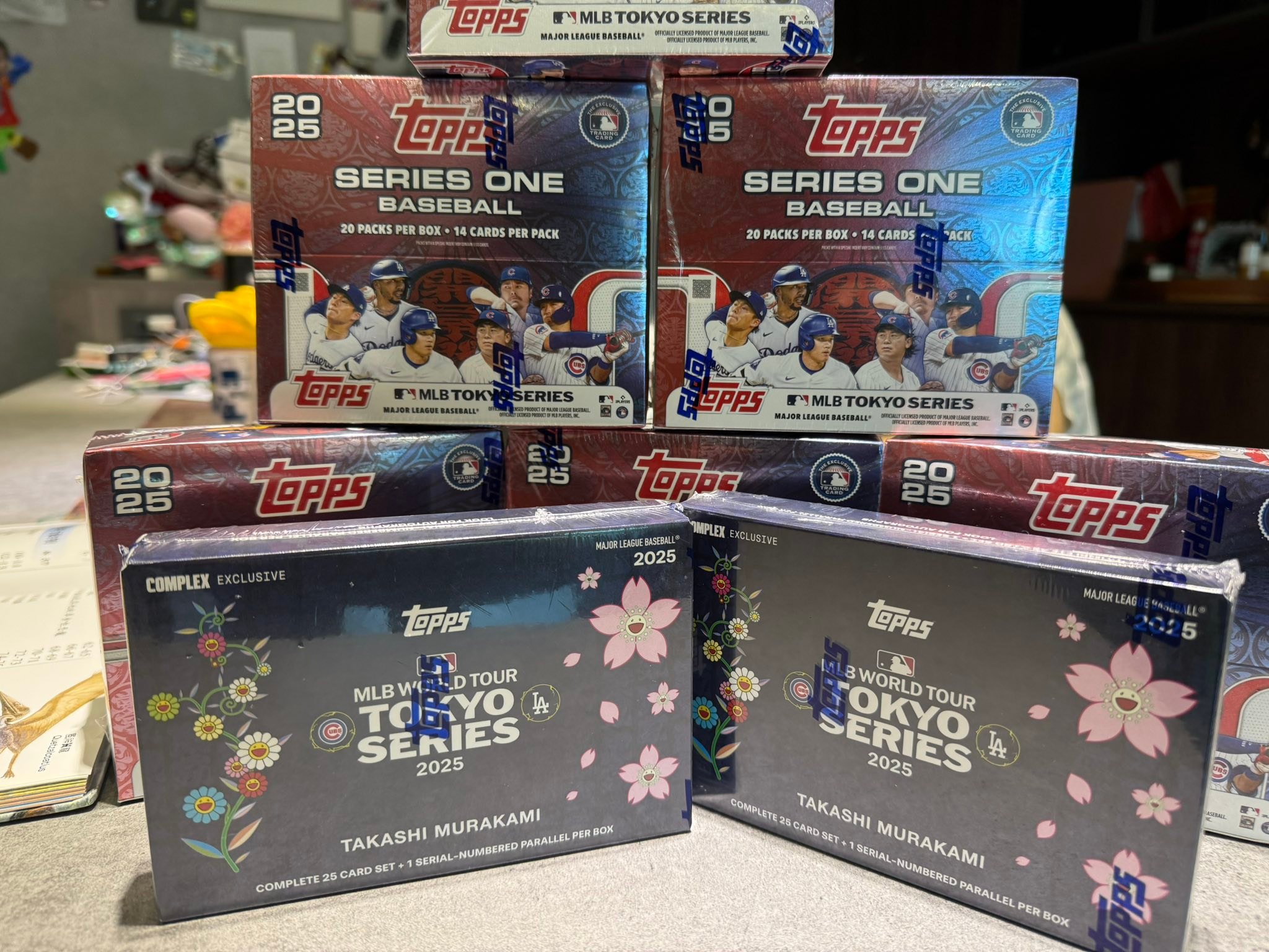 售2025 Topps Series One 日本限定東京開幕戰特別版全新未拆盒16包版本 