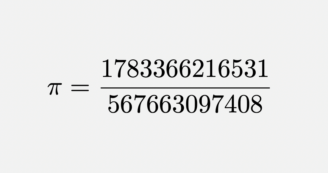 Mathigon - BREAKING: Mathematicians have found an exact fraction that ...