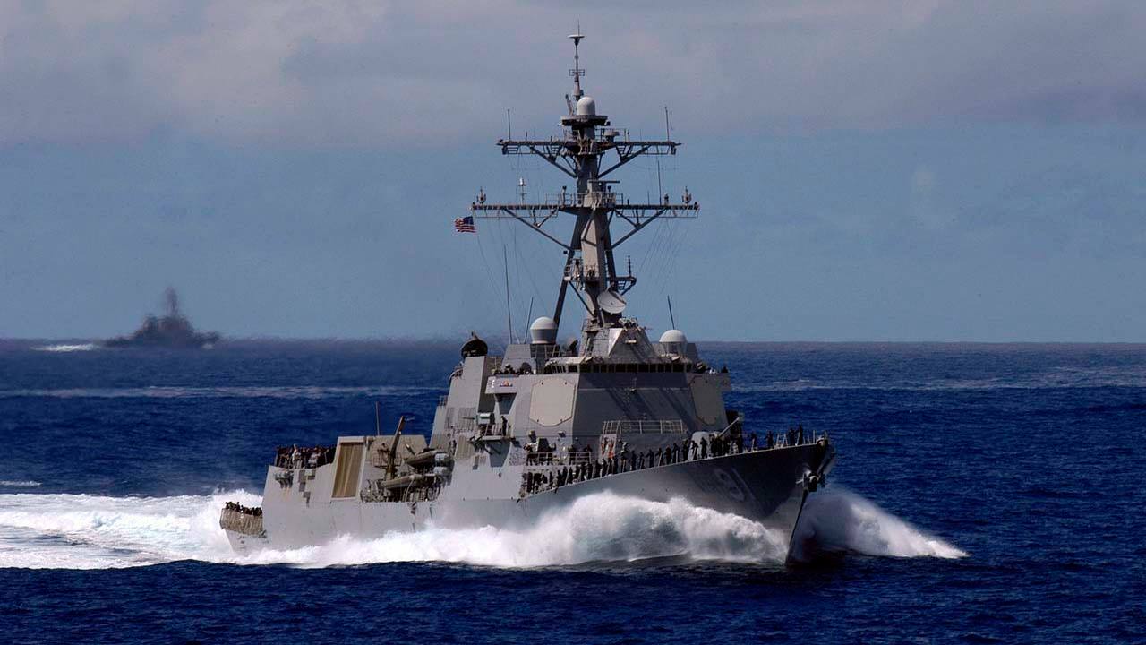 Task Force 72 - The Arleigh Burke class of guided missile...