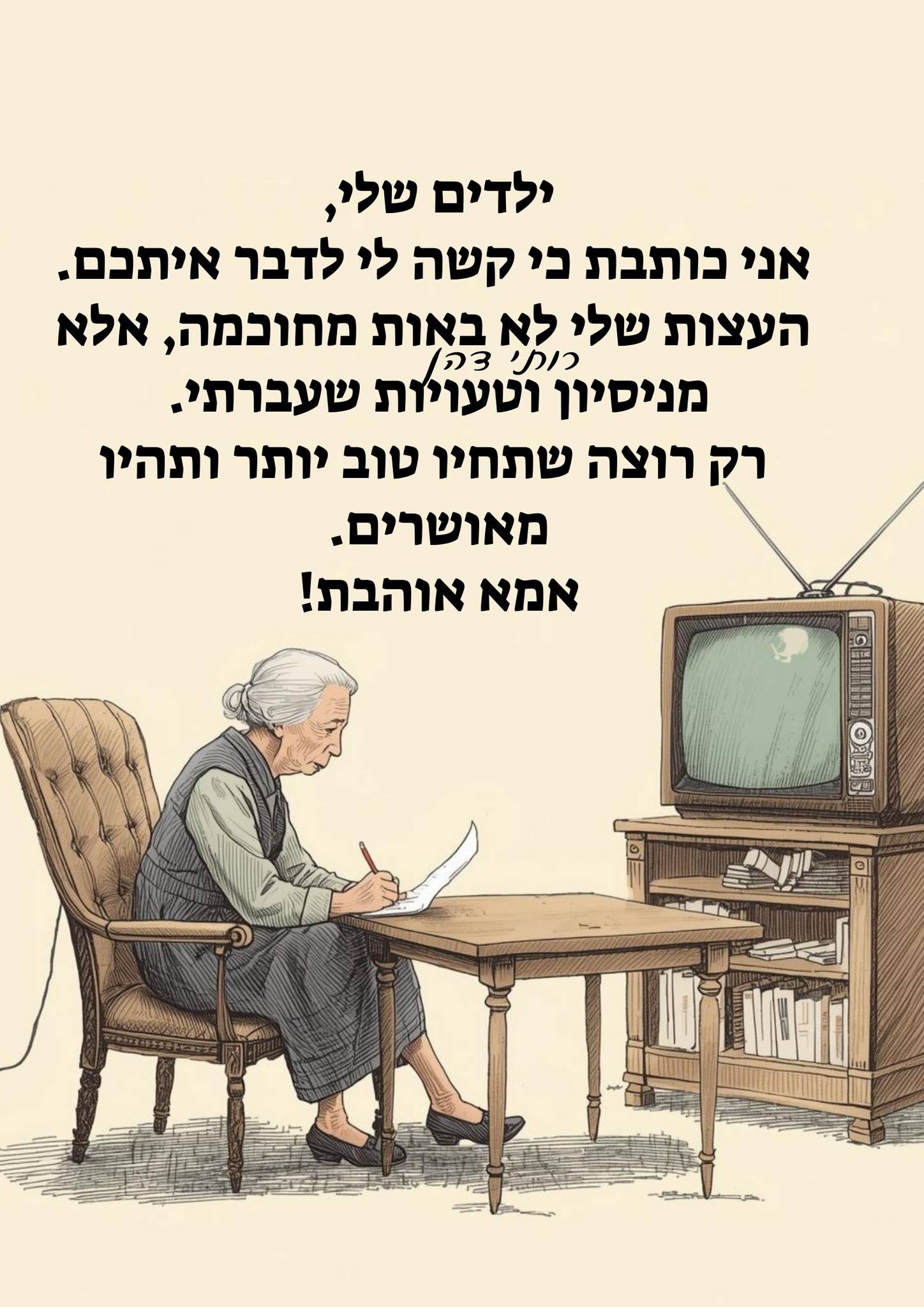 רותי דהן - אהבת אמא, מניסיון של חיים 🩷 | Facebook