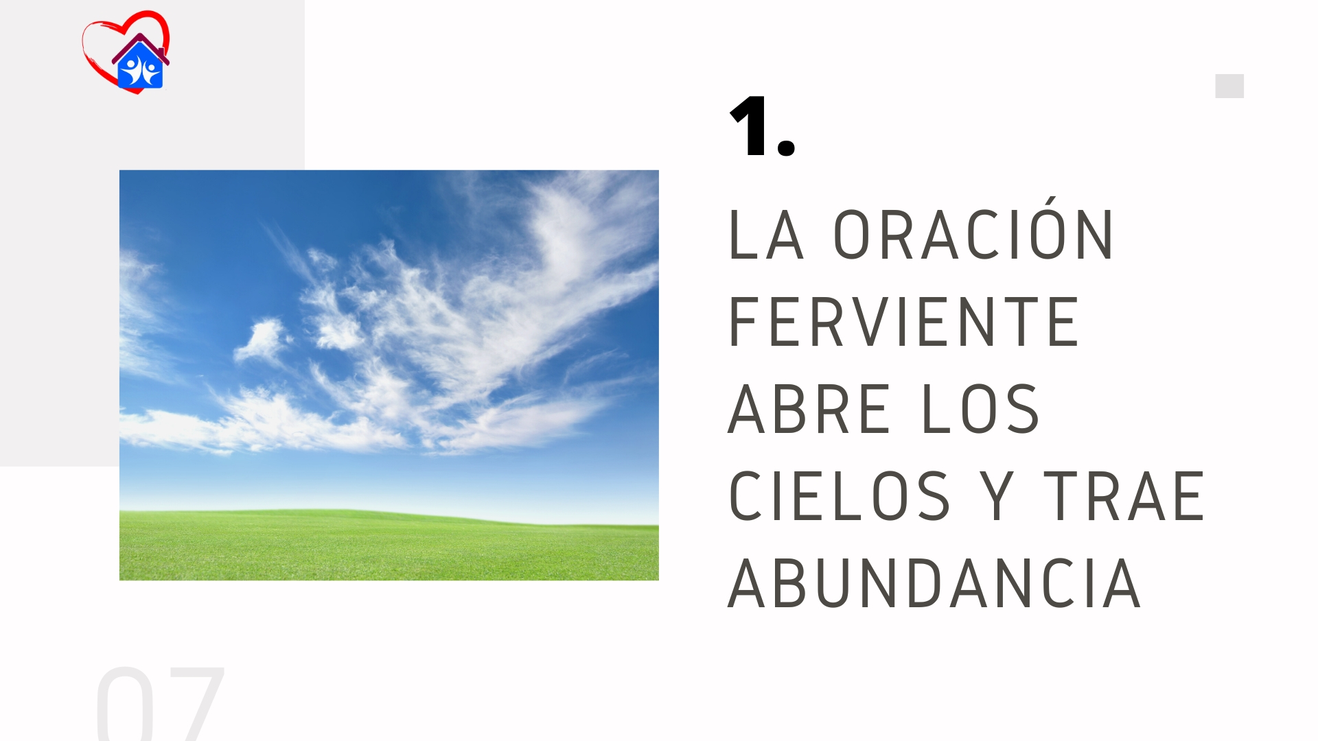 La oración ferviente abre los... - Casa Sobre La Roca, GT | Facebook