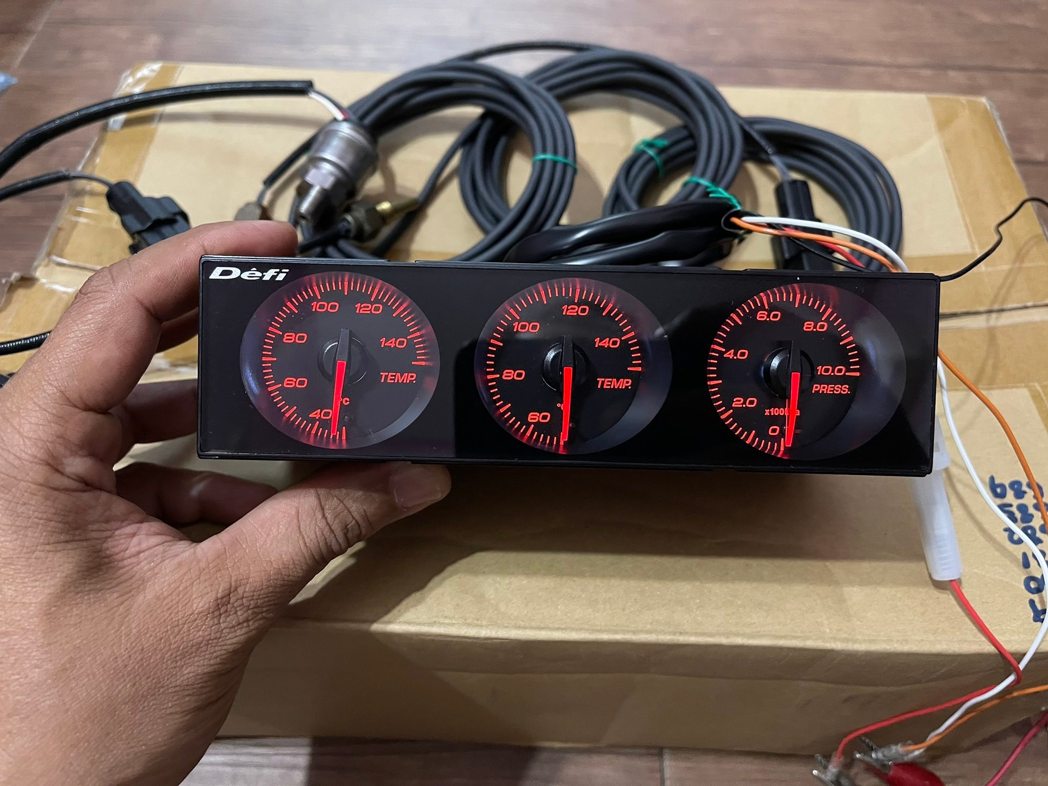 Defi DIN Gauge DF14404. Used in good condition. Made in Japan 