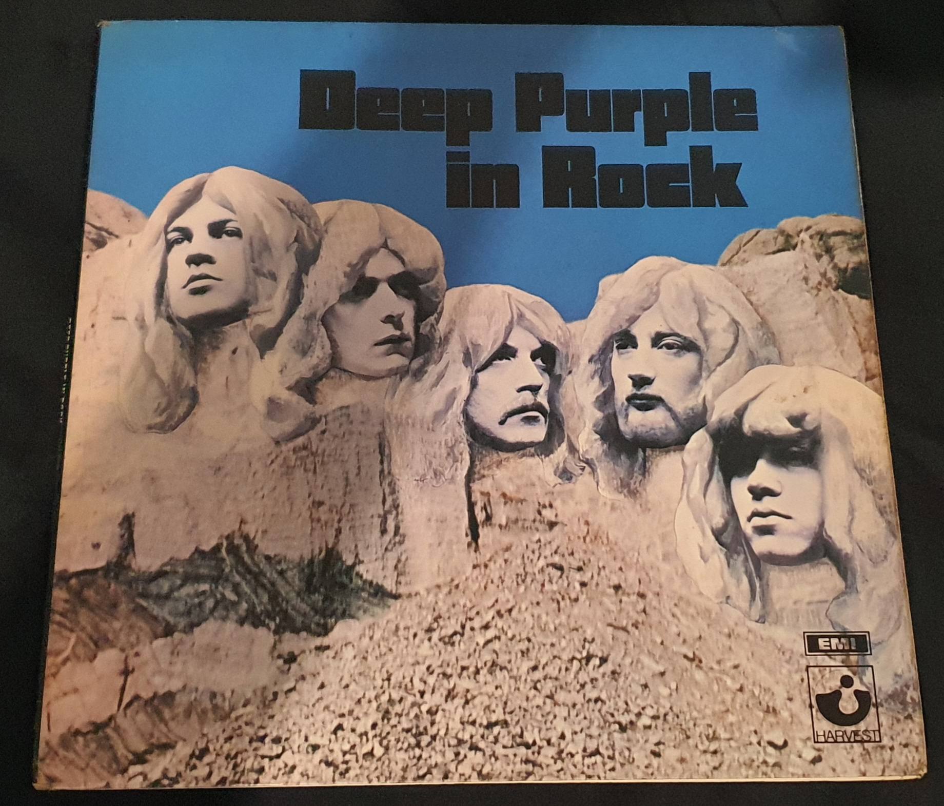 Rare UK First Pressing of Deep Purple's In Rock Album