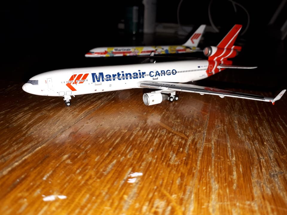 McDonnell Douglas MD-11F Gemini Air Cargo at Schiphol