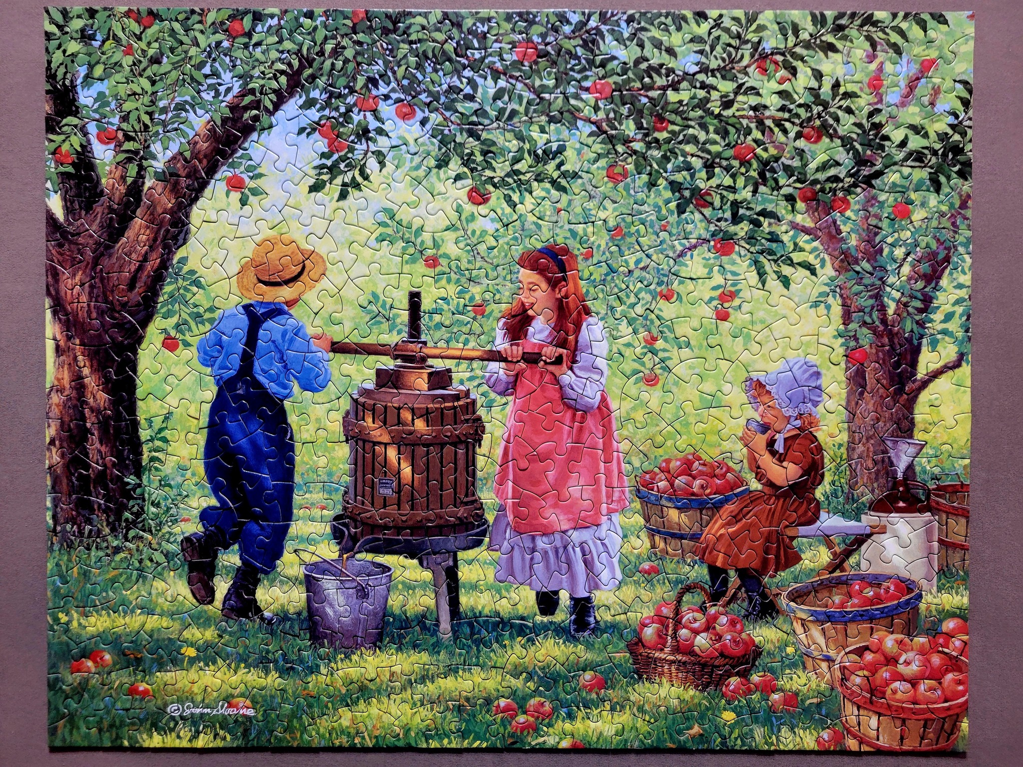 Bits And Pieces 300 Piece Jigsaw Puzzle - 'Planting Season' Farm Scene | 18x24 Inch Countryside Puzzle For Adults